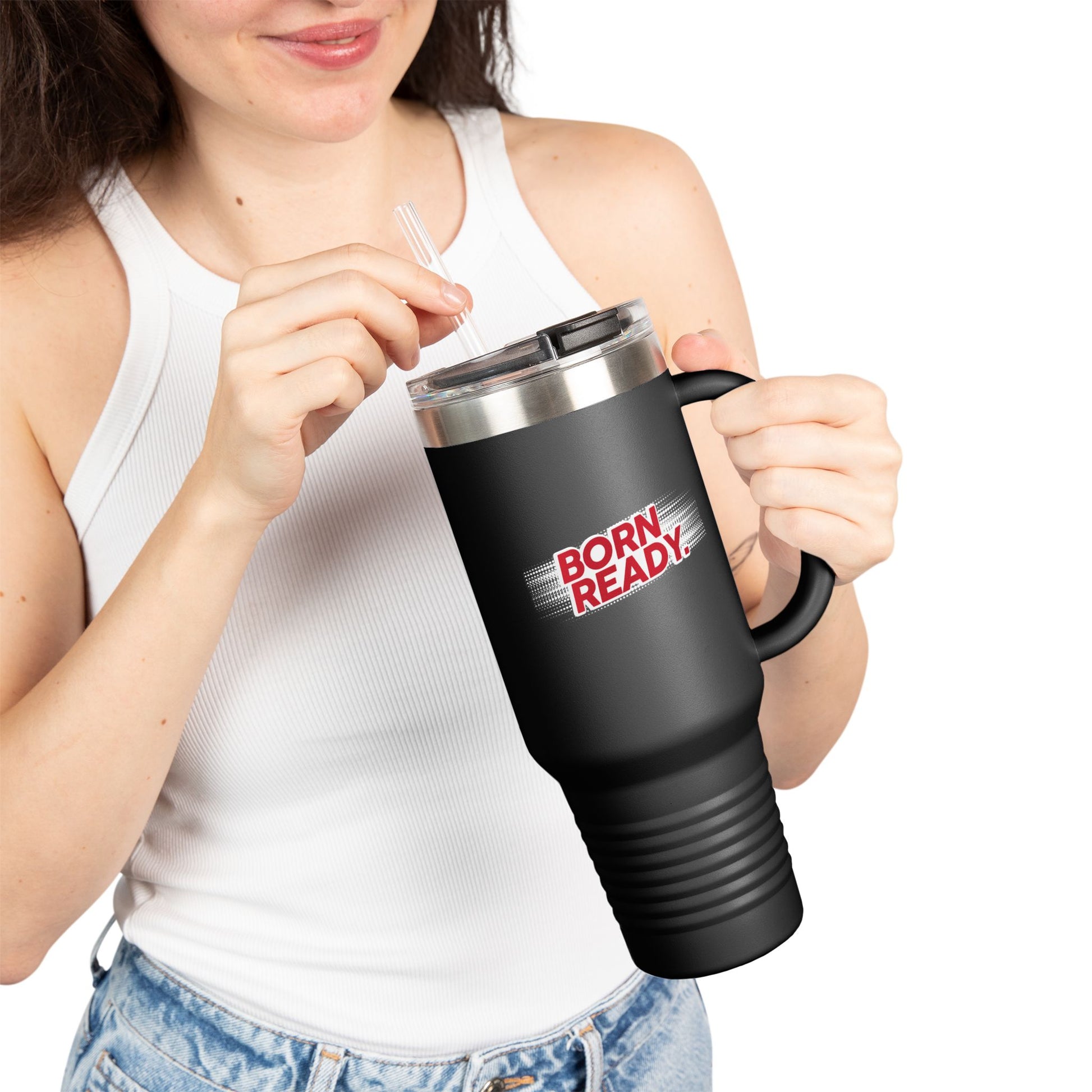 Born Ready Statement 40oz Insulated Travel Mug