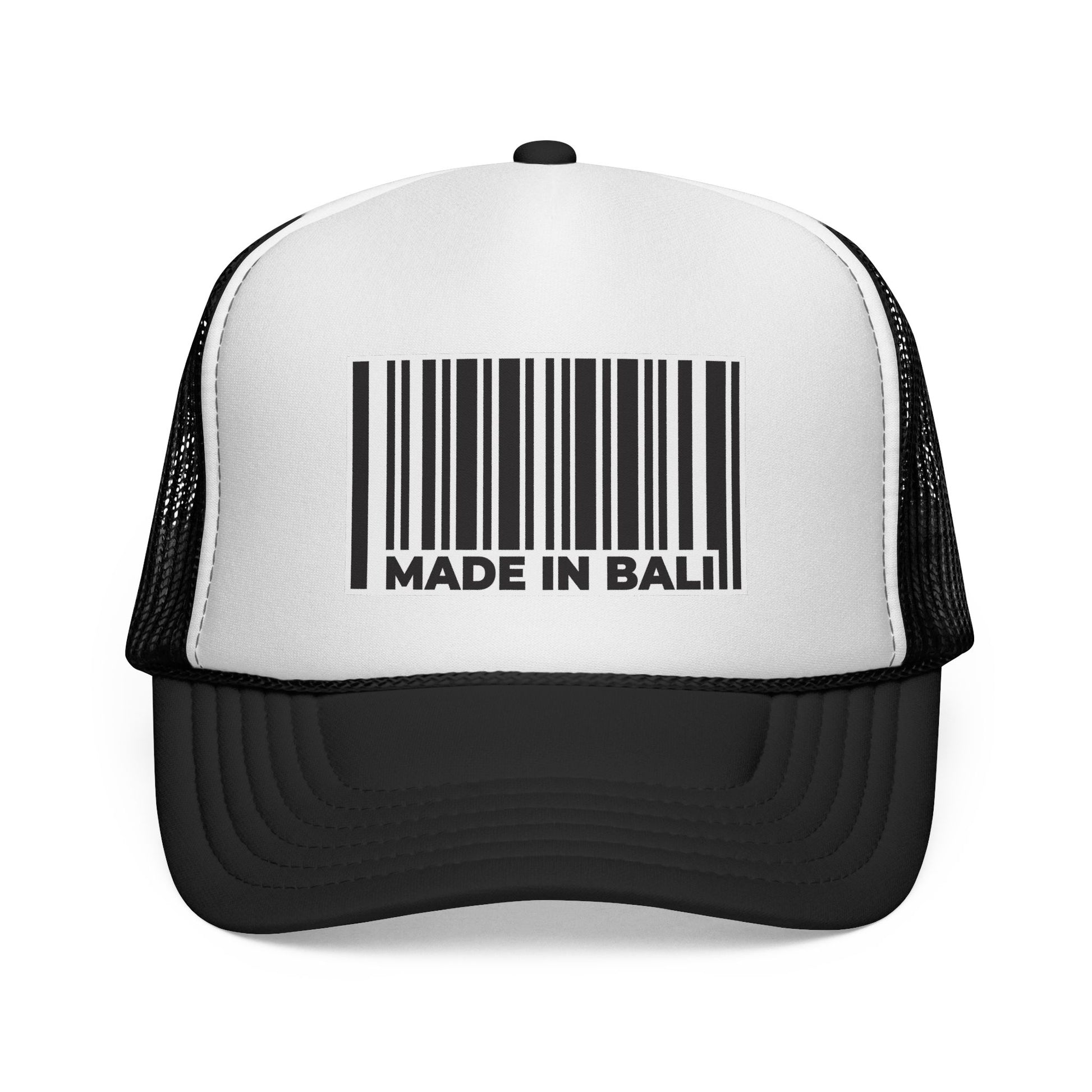 Made in Bali Barcode Statement Unisex Trucker Cap