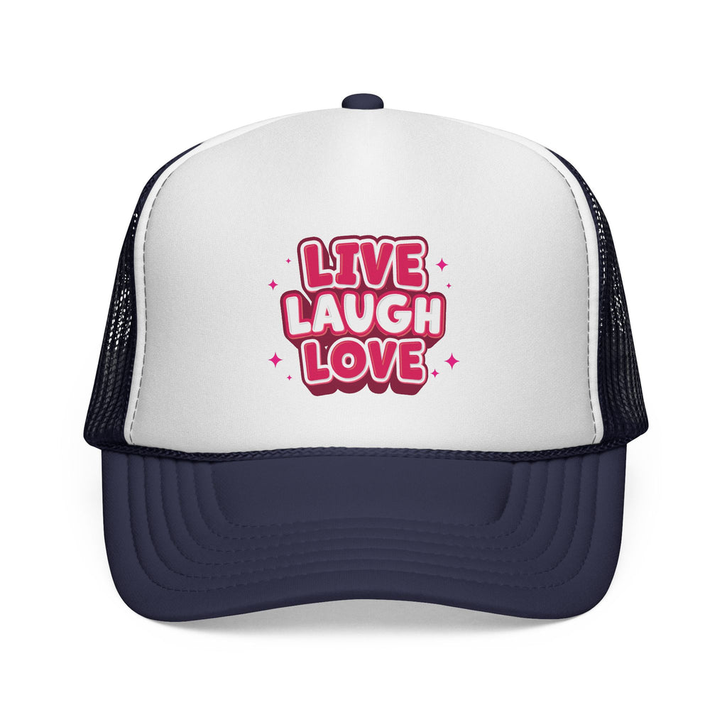 Live Laugh Love Unisex Adjustable Trucker Cap