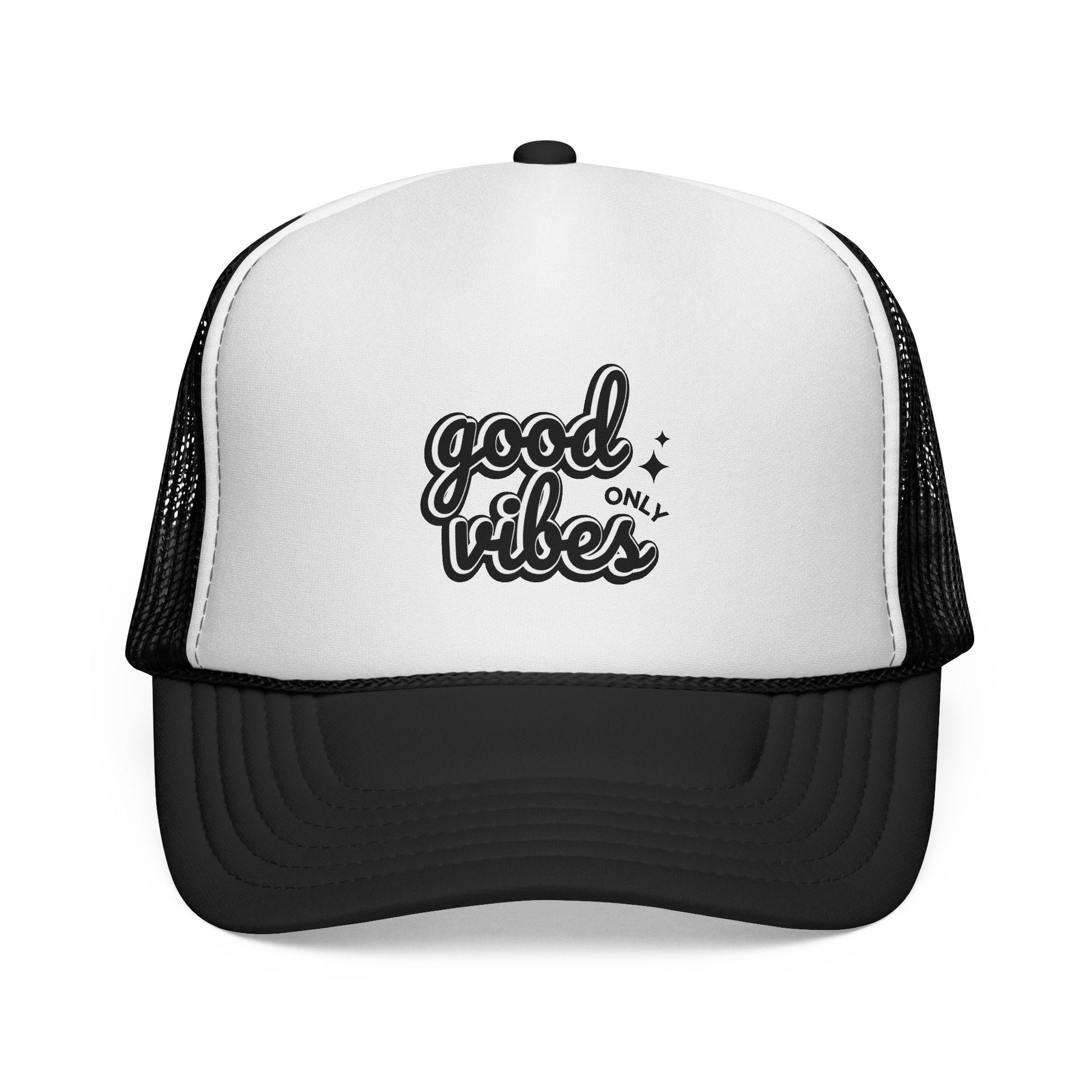 Good Vibes Only Unisex Adjustable Trucker Cap