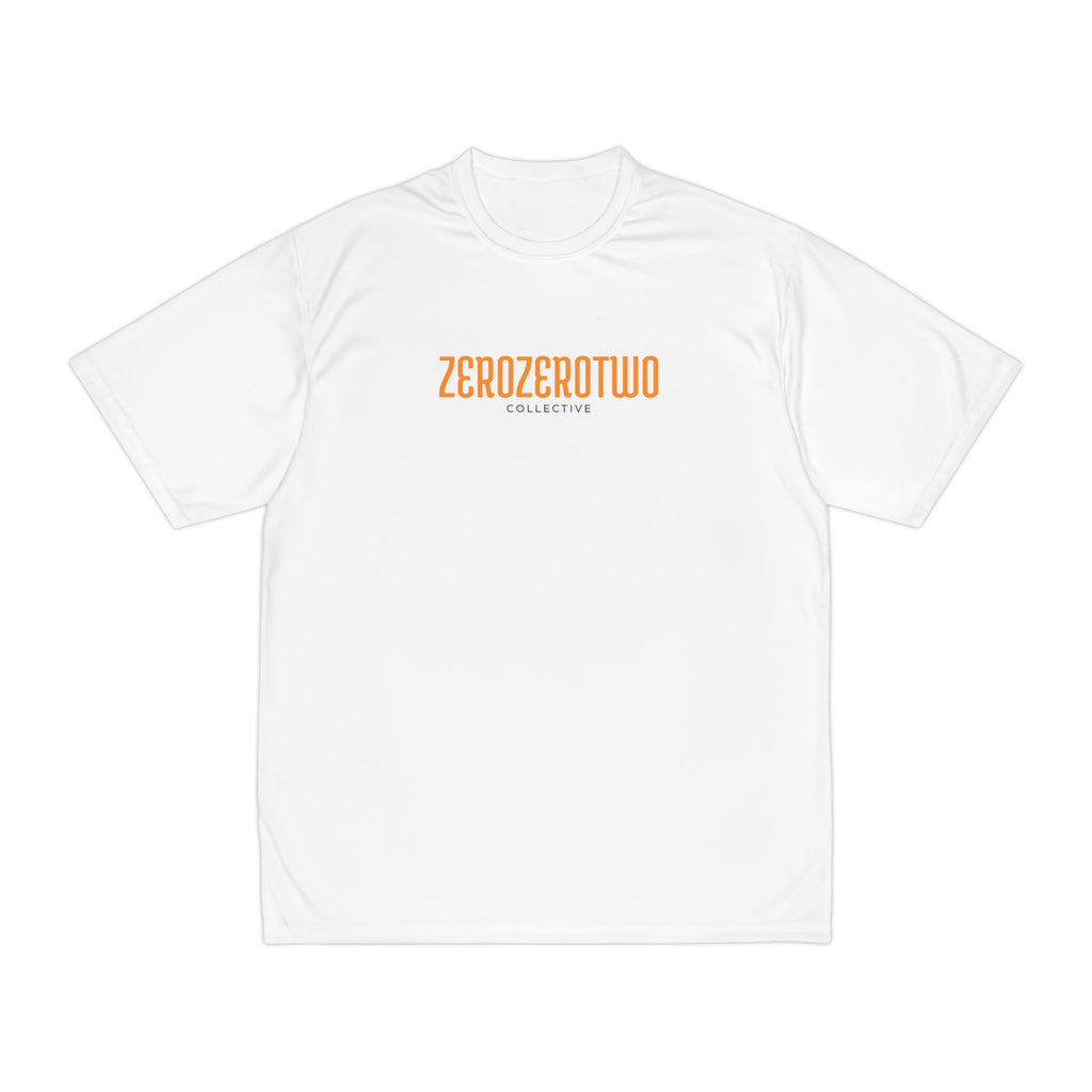 Pickleball ZeroZeroTwo Orange Branded Men's Performance Sports T-Shirt
