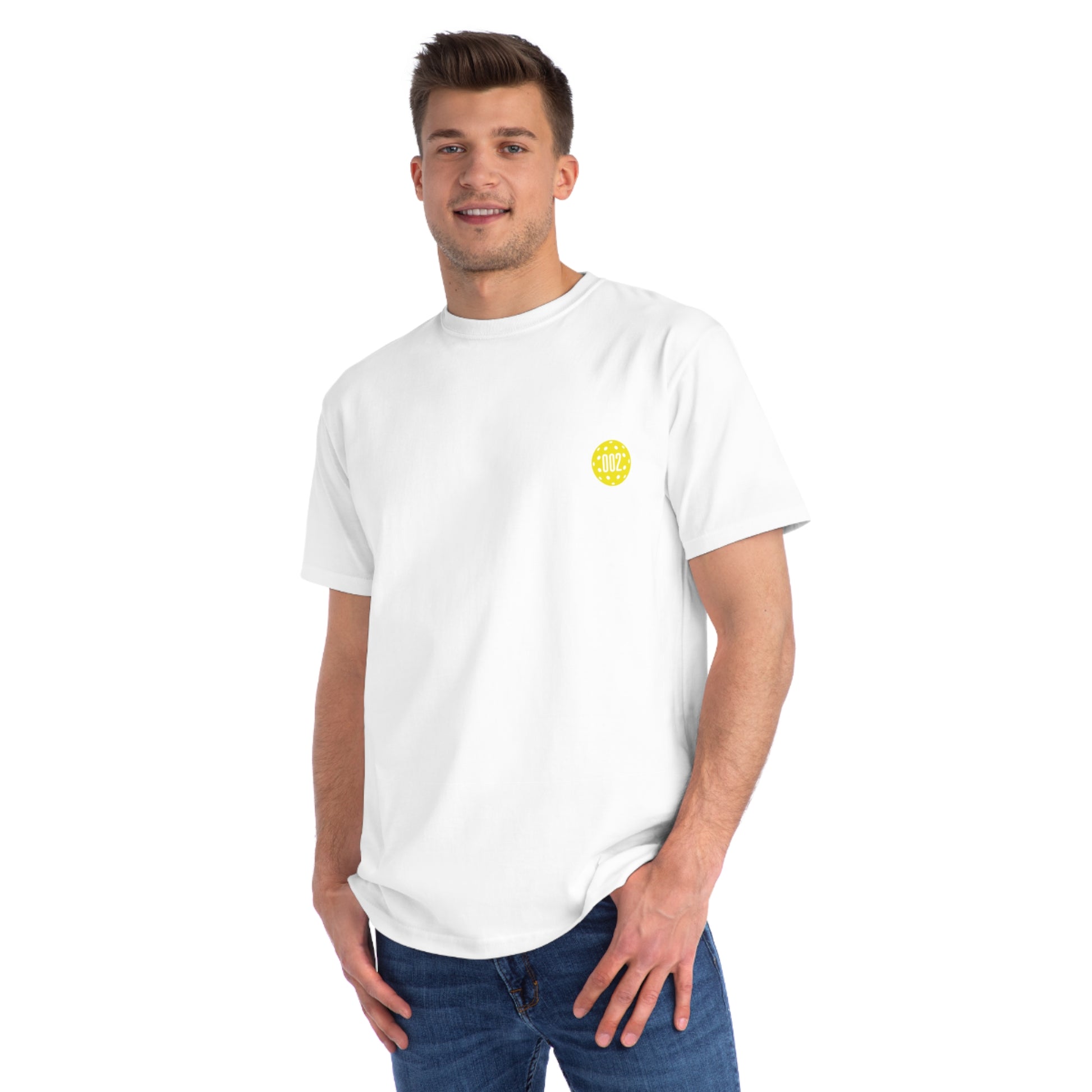 ZeroZeroTwo Branded Pickleball Organic 100% Cotton Unisex Classic T-Shirt