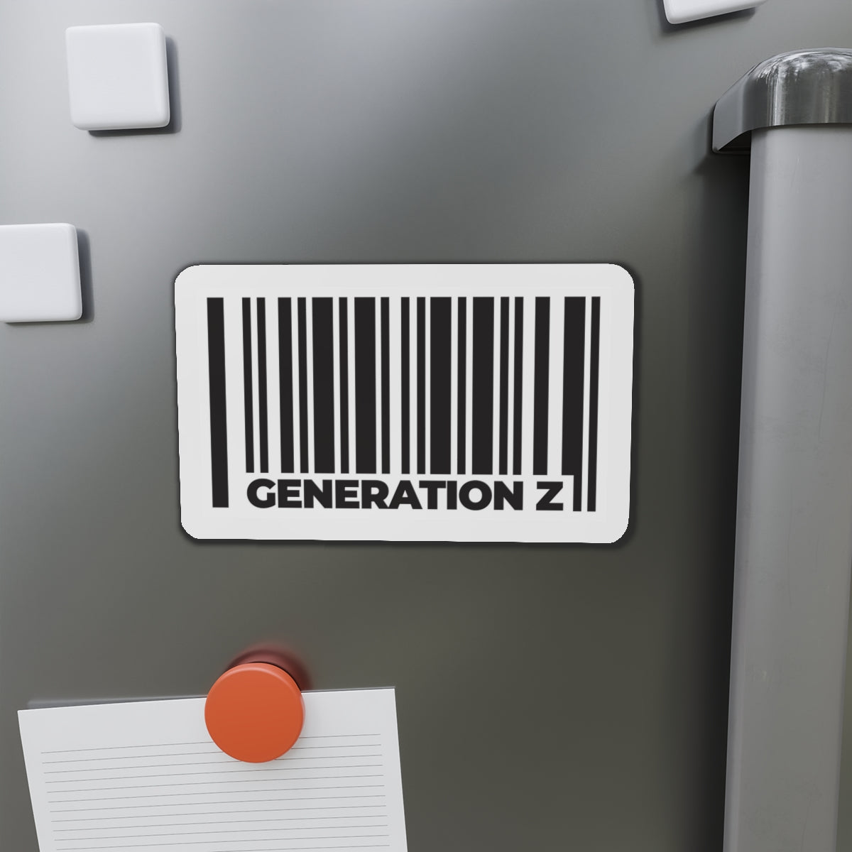 Generation Z Barcode Die-Cut Refrigerator Magnets