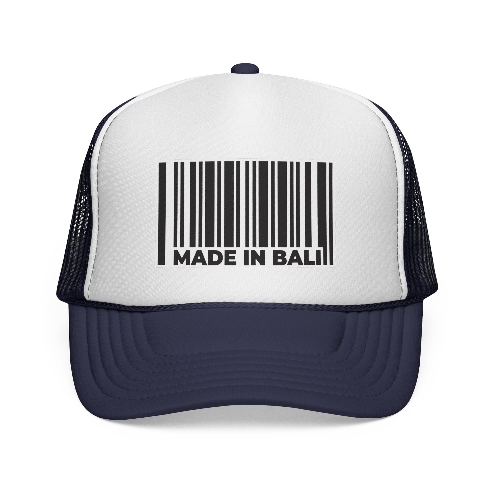 Made in Bali Barcode Statement Unisex Trucker Cap