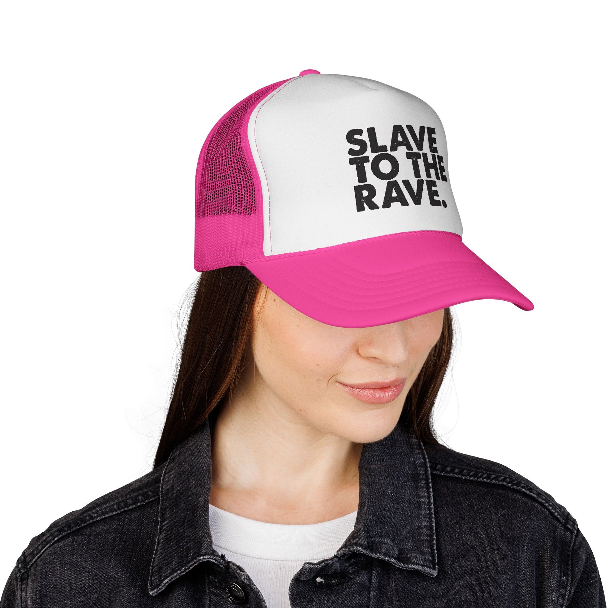 SLAVE TO THE RAVE Trucker Cap