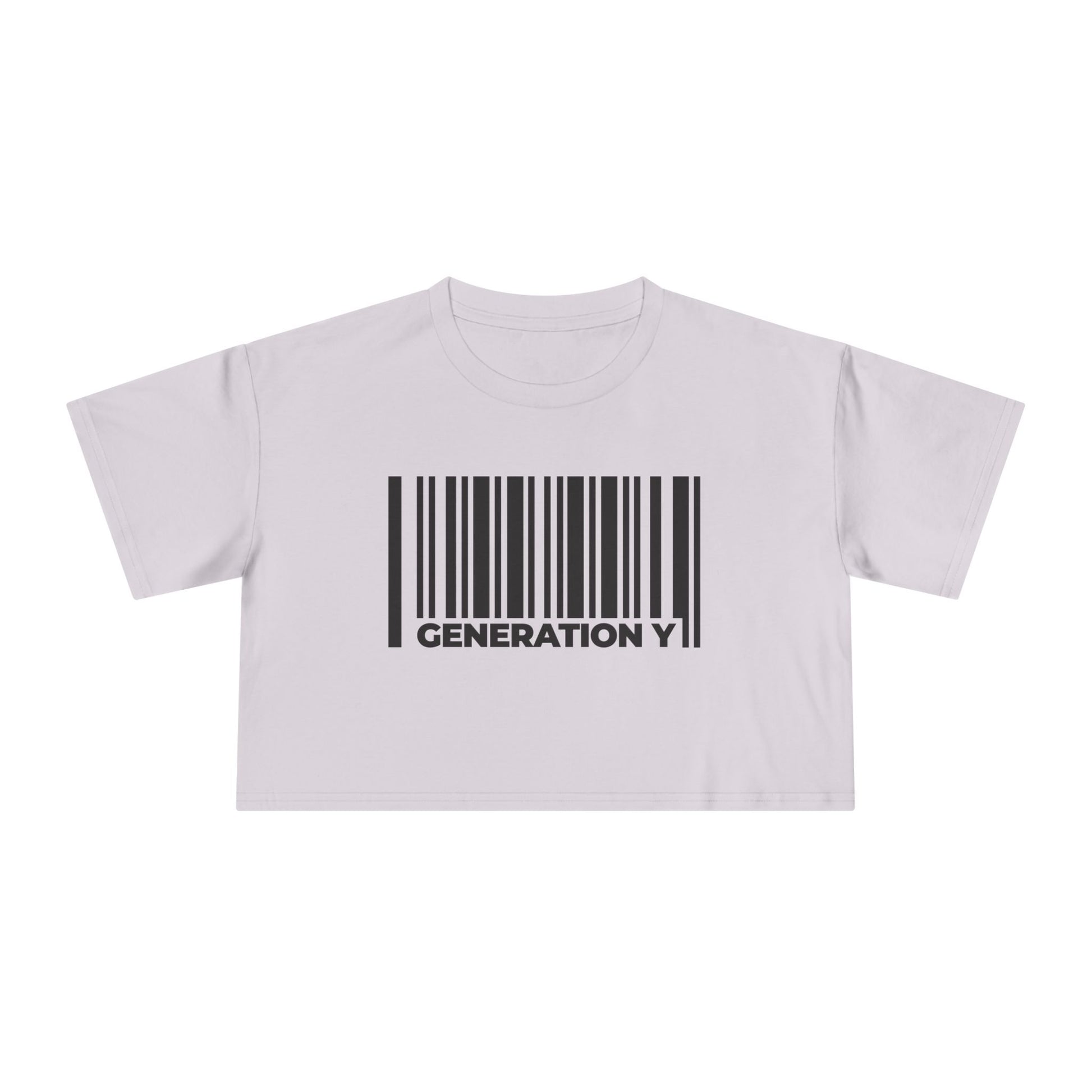 Generation Y Barcode Women's Crop Tee