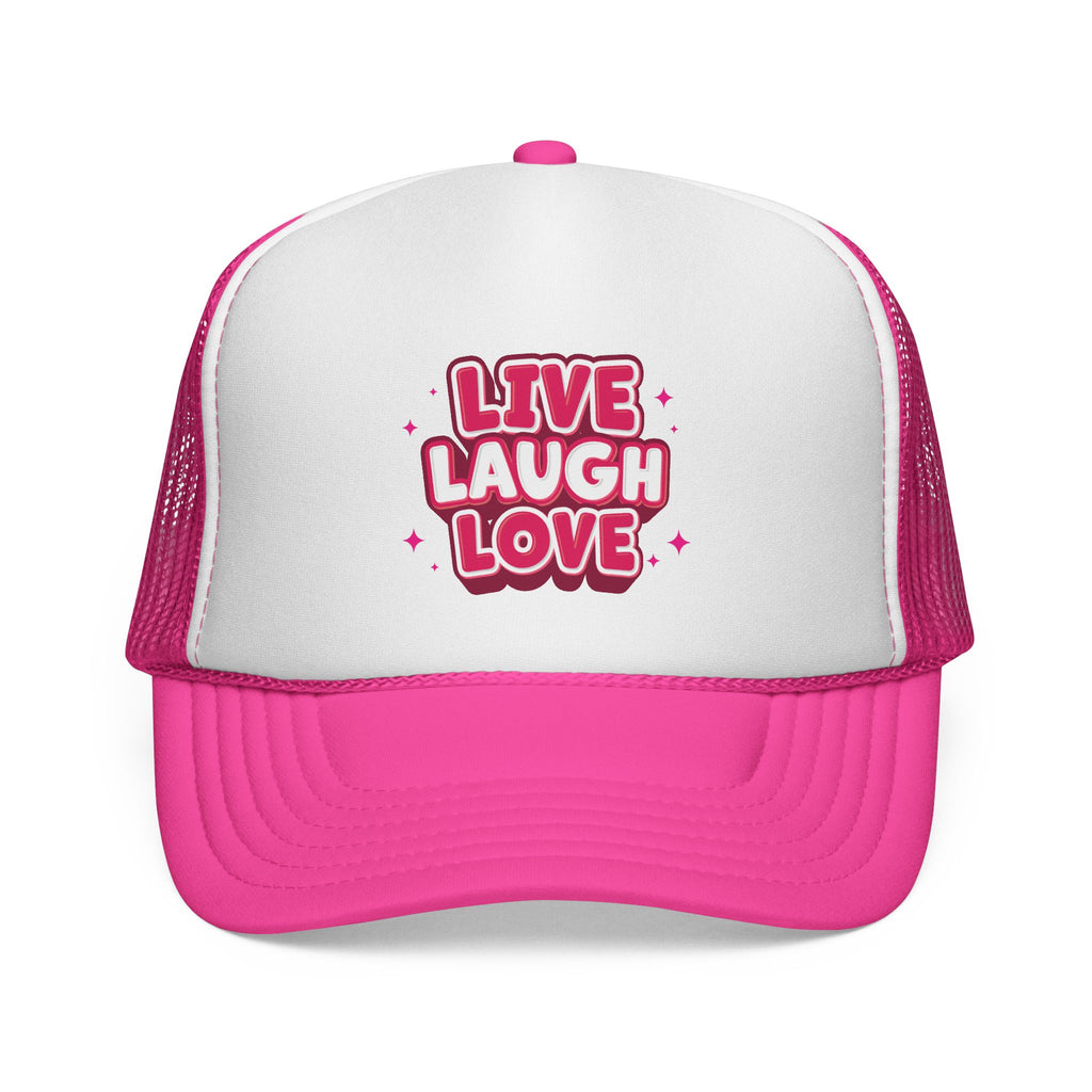 Live Laugh Love Unisex Adjustable Trucker Cap