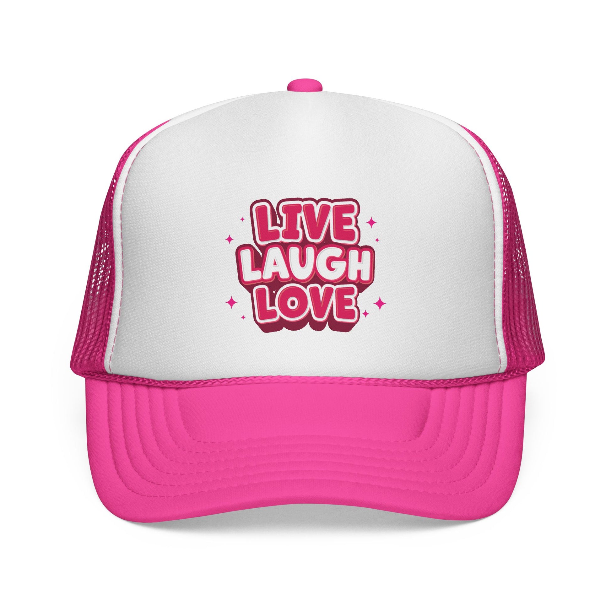 Live Laugh Love Unisex Adjustable Trucker Cap