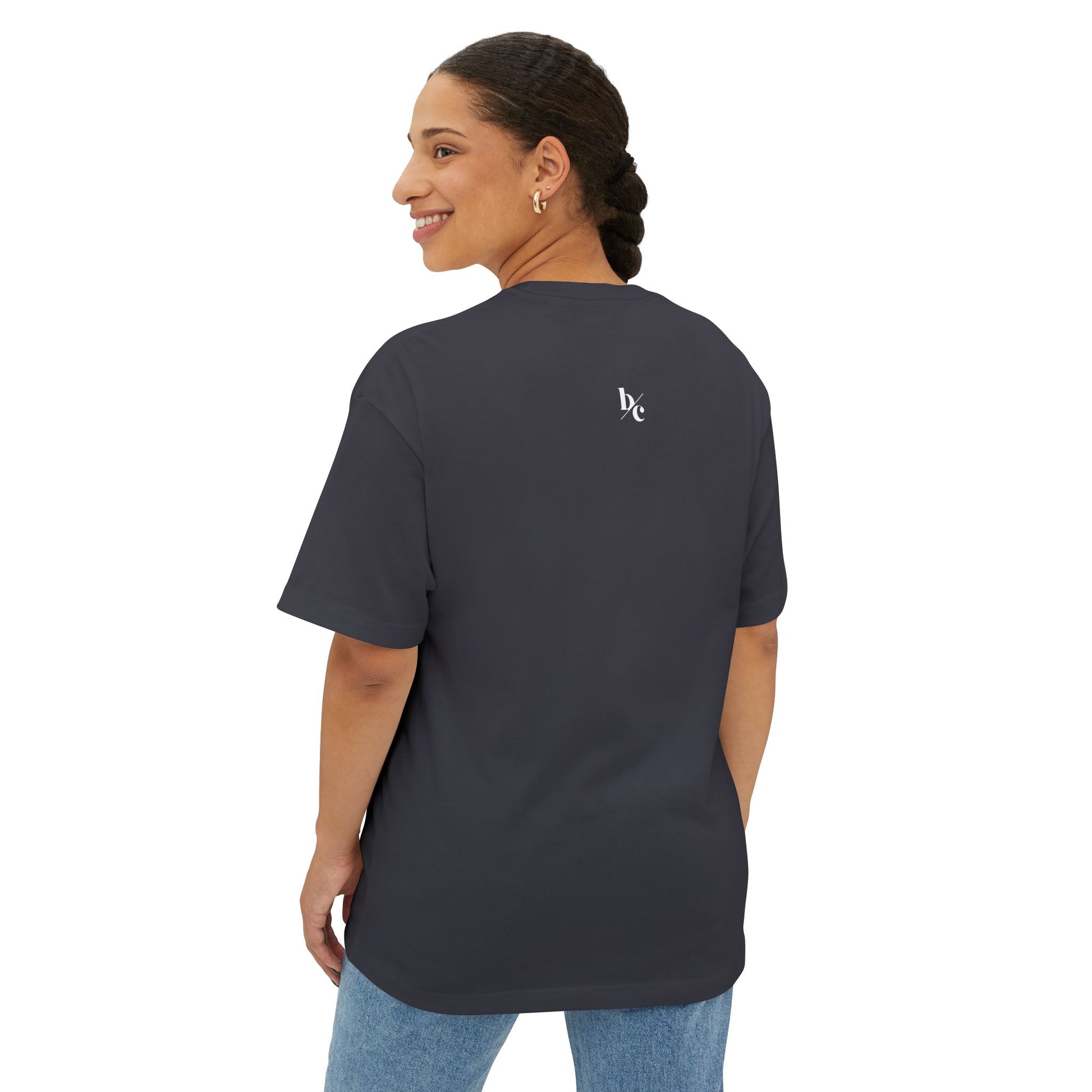 Born To Be Real Not Perfect Unisex Oversized Boxy Statement Tee
