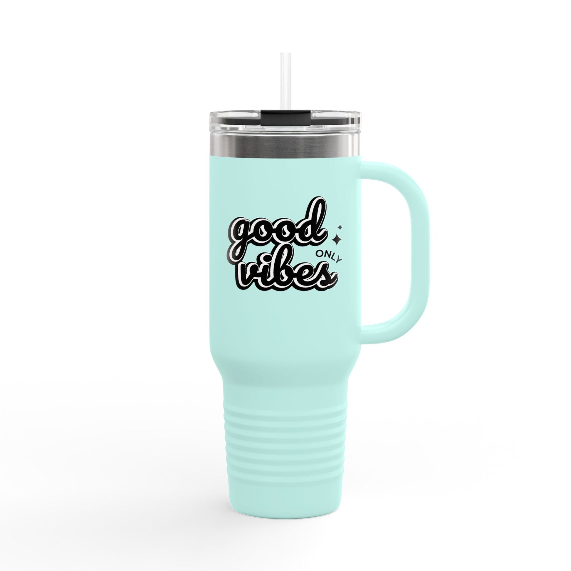 Good Vibes Only Statement 40oz Insulated Travel Mug