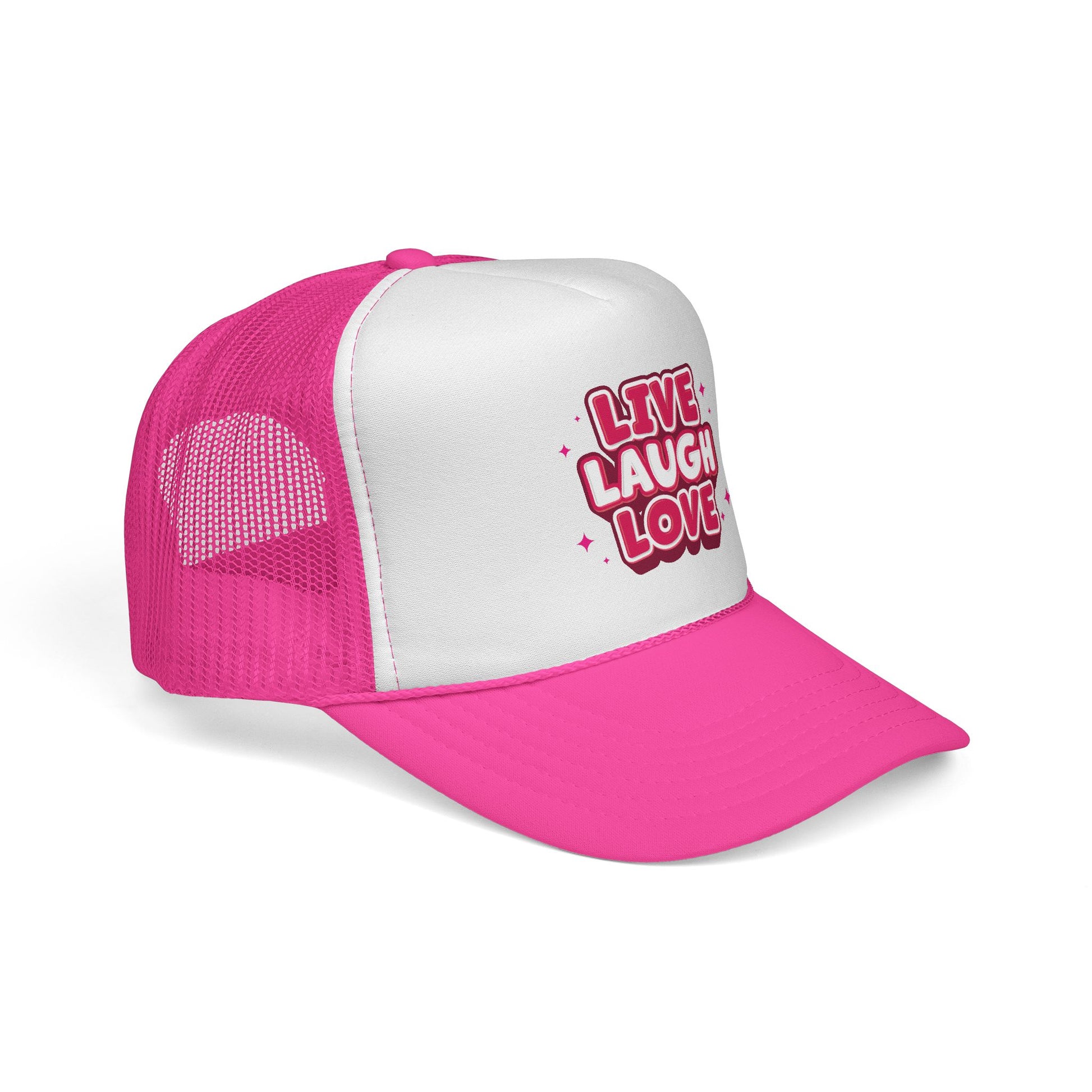 Live Laugh Love Unisex Adjustable Trucker Cap