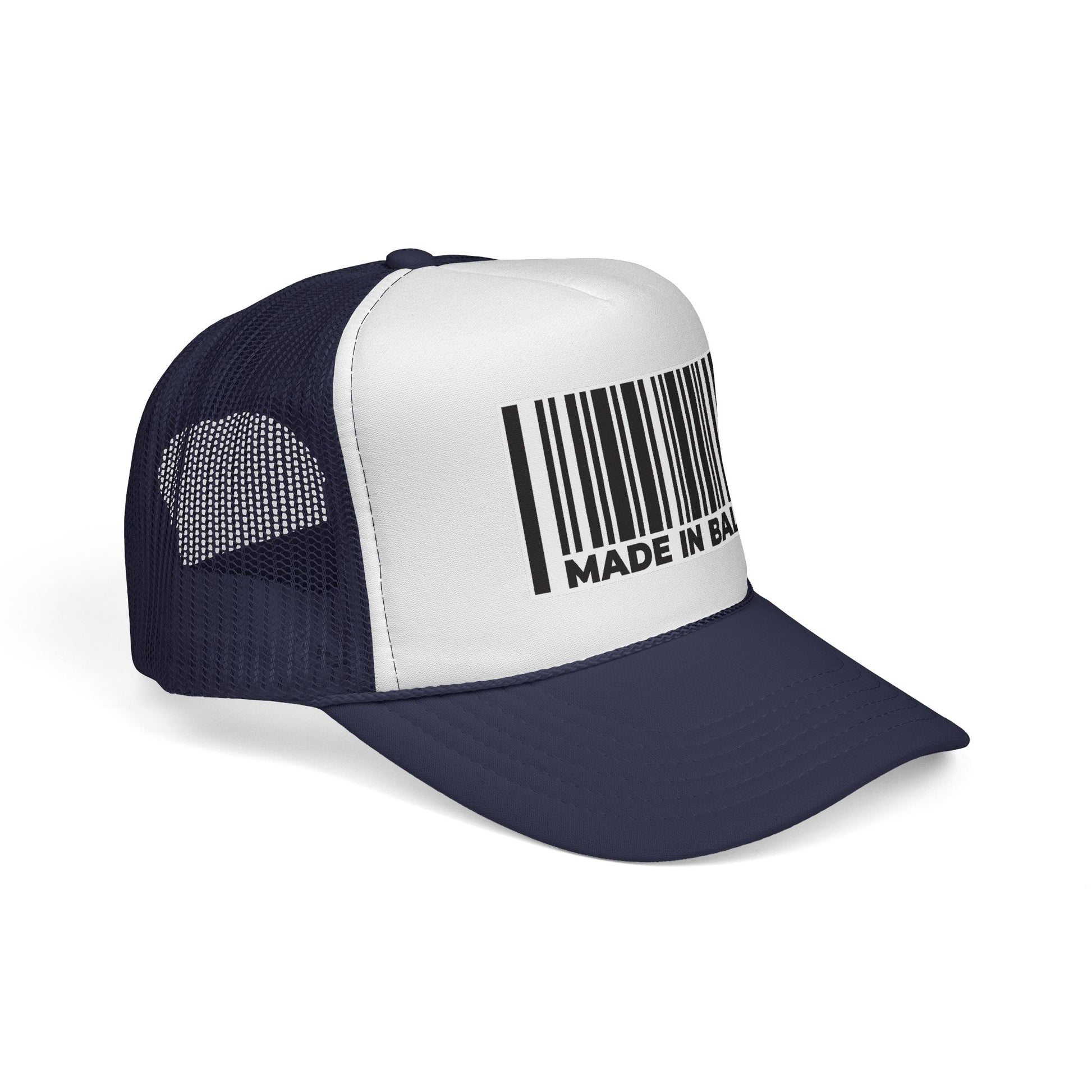 Made in Bali Barcode Statement Unisex Trucker Cap