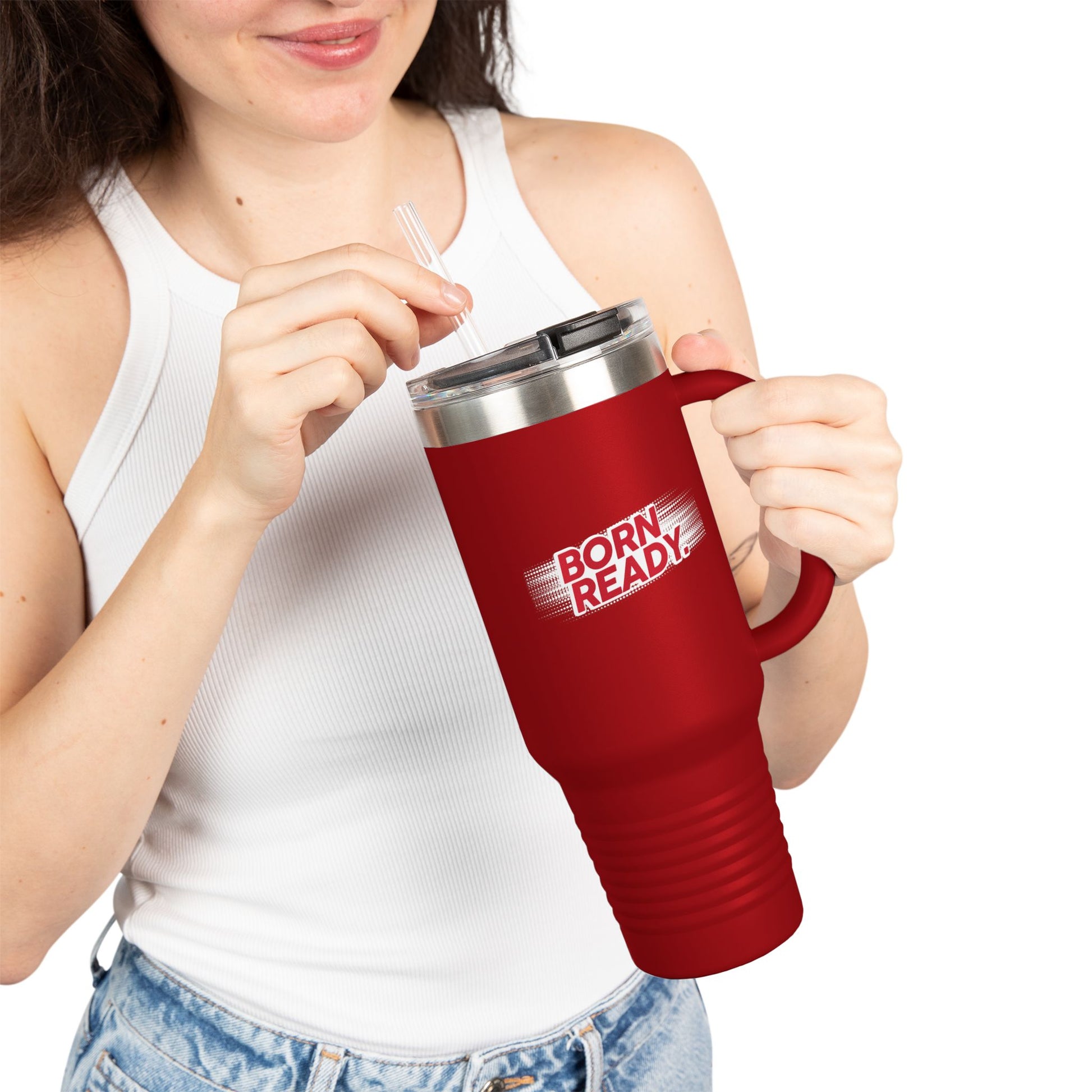 Born Ready Statement 40oz Insulated Travel Mug