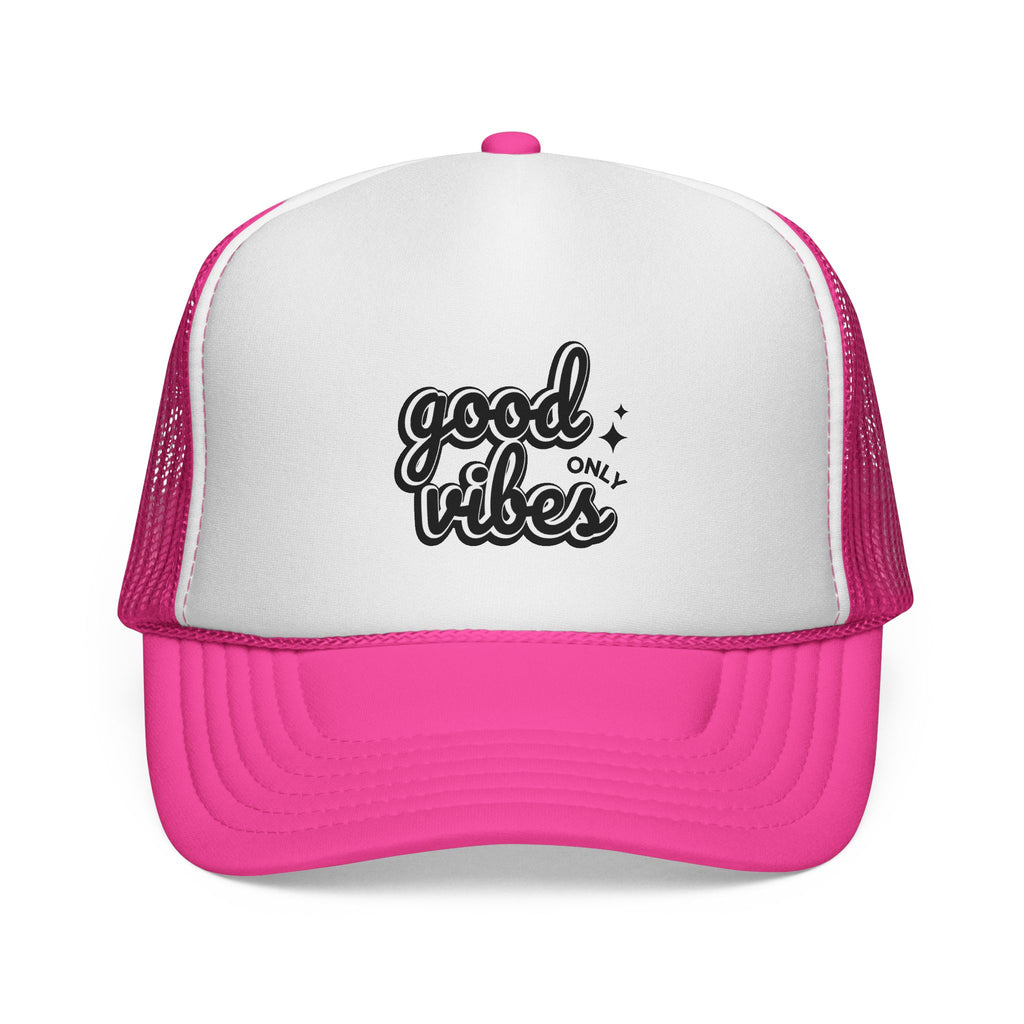 Good Vibes Only Unisex Adjustable Trucker Cap