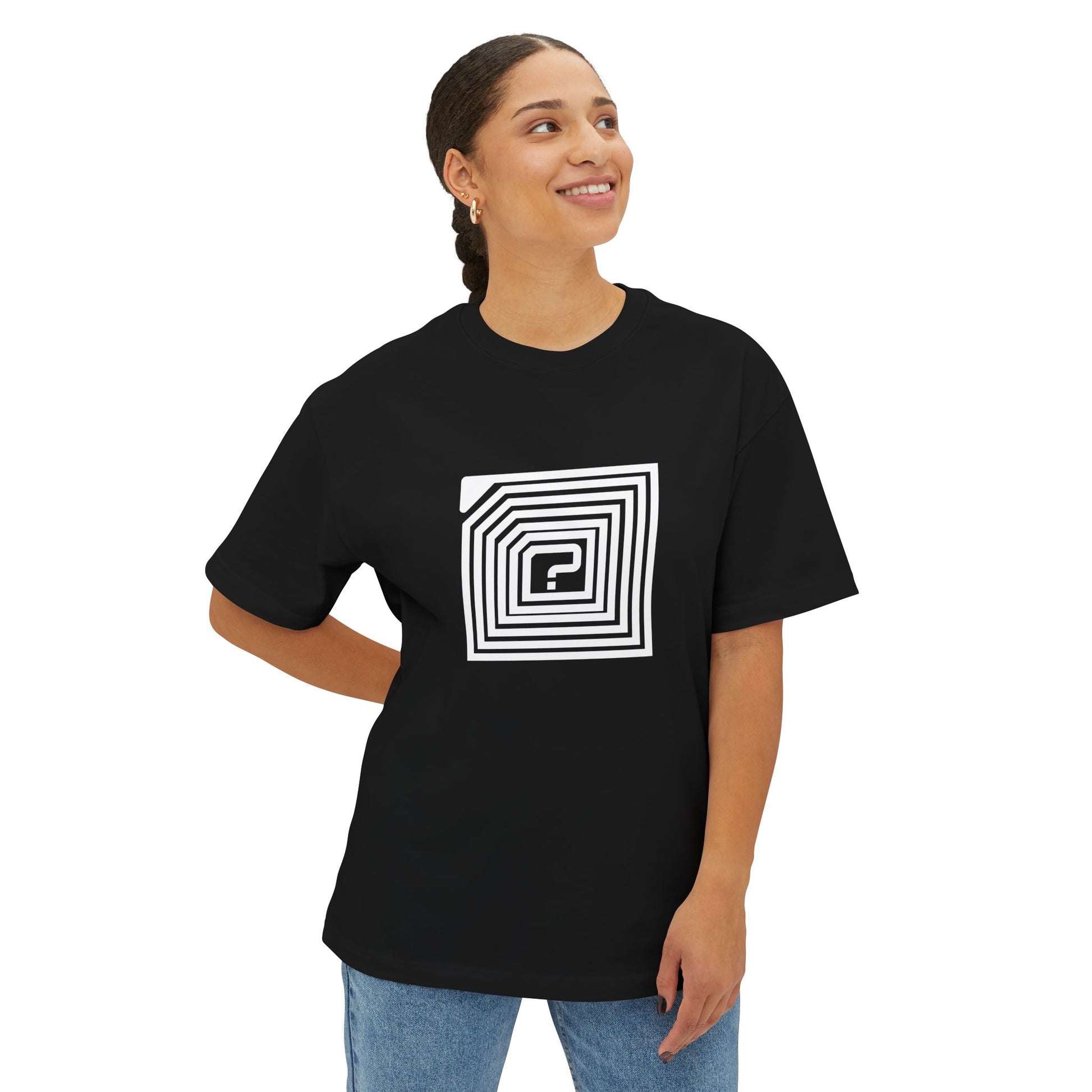 Microchip Design Statement Oversized Boxy Tee