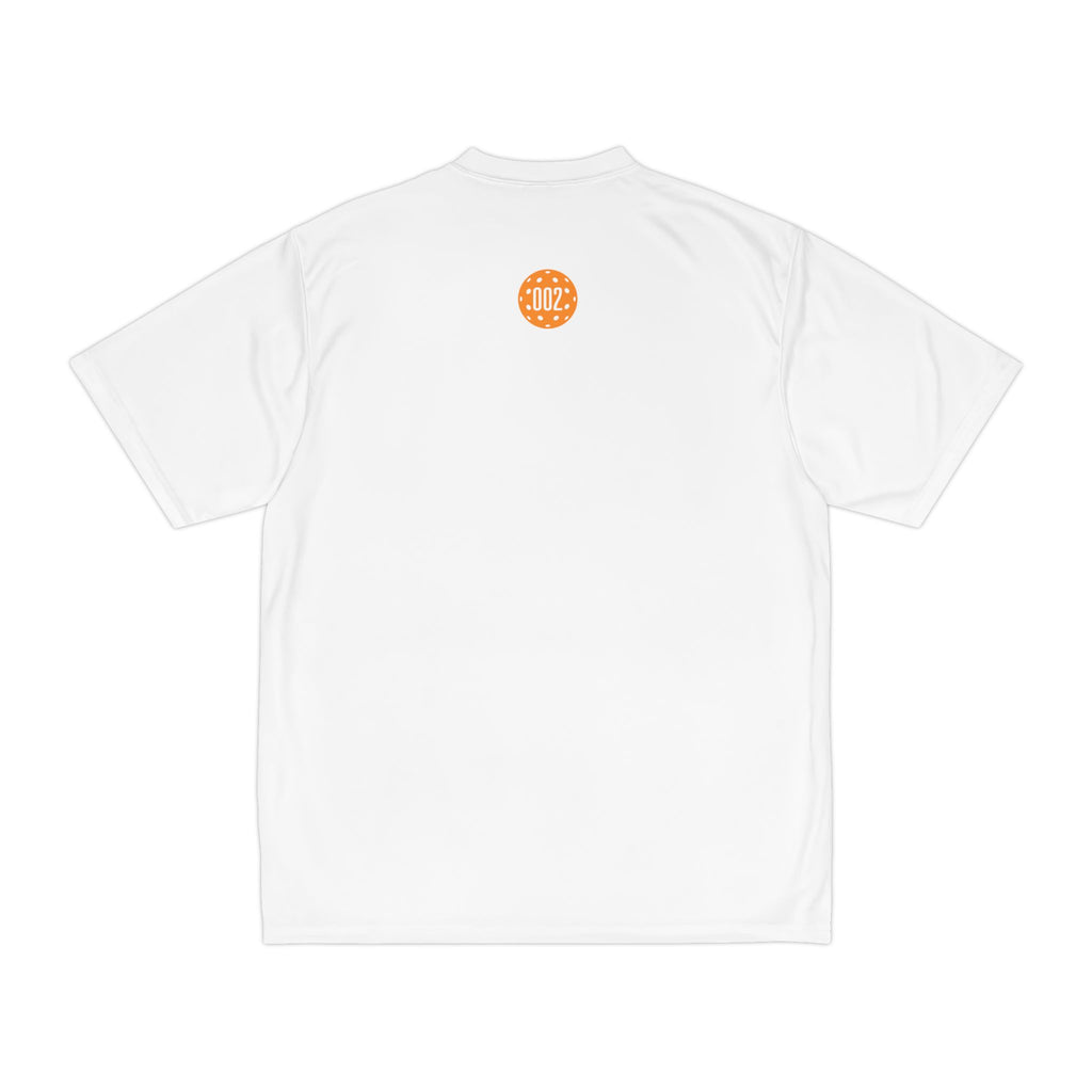 Pickleball ZeroZeroTwo Orange Branded Men's Performance Sports T-Shirt