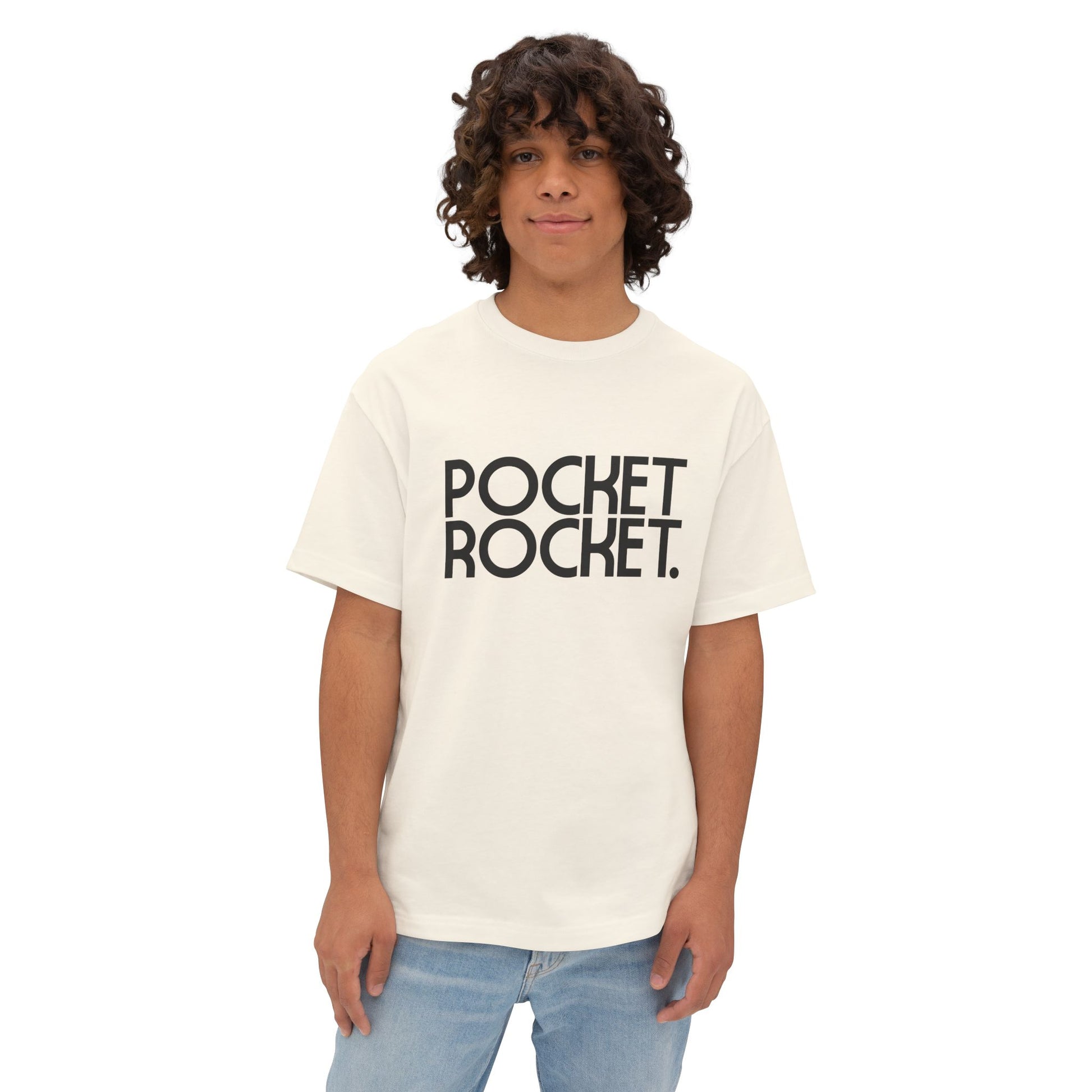 Pocket Rocket - Statement Unisex Oversized Boxy Tee