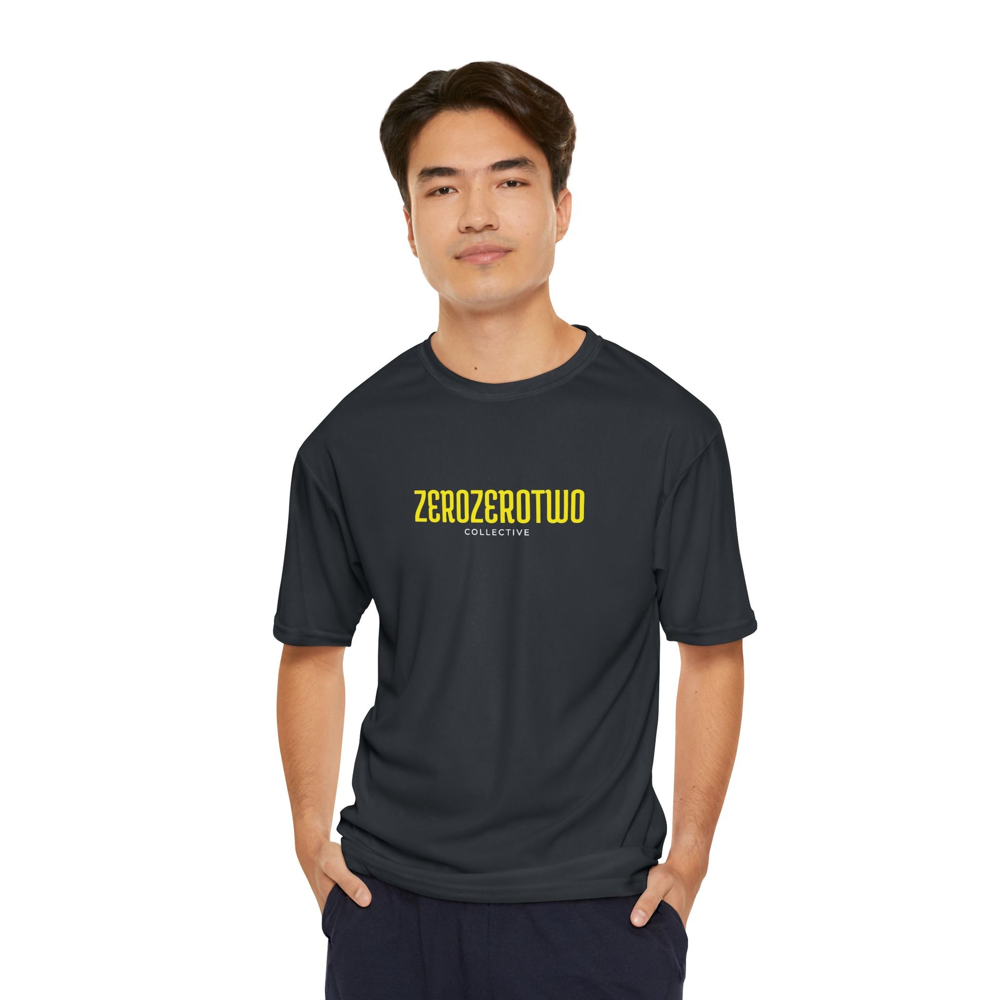 Pickleball ZeroZeroTwo Yellow Branded Men's Performance Sports T-Shirt