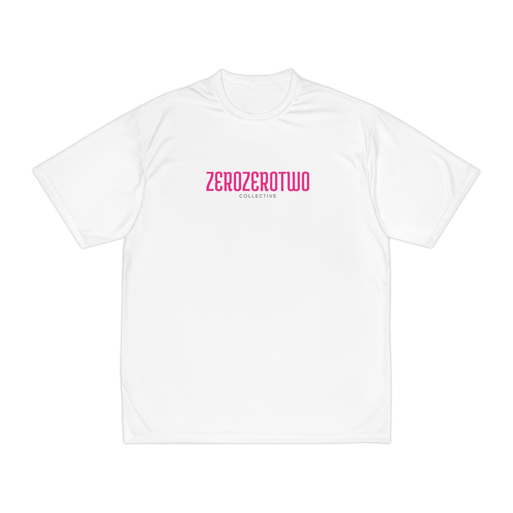 Pickleball ZeroZeroTwo Pink Branded Men's Performance Sports T-Shirt