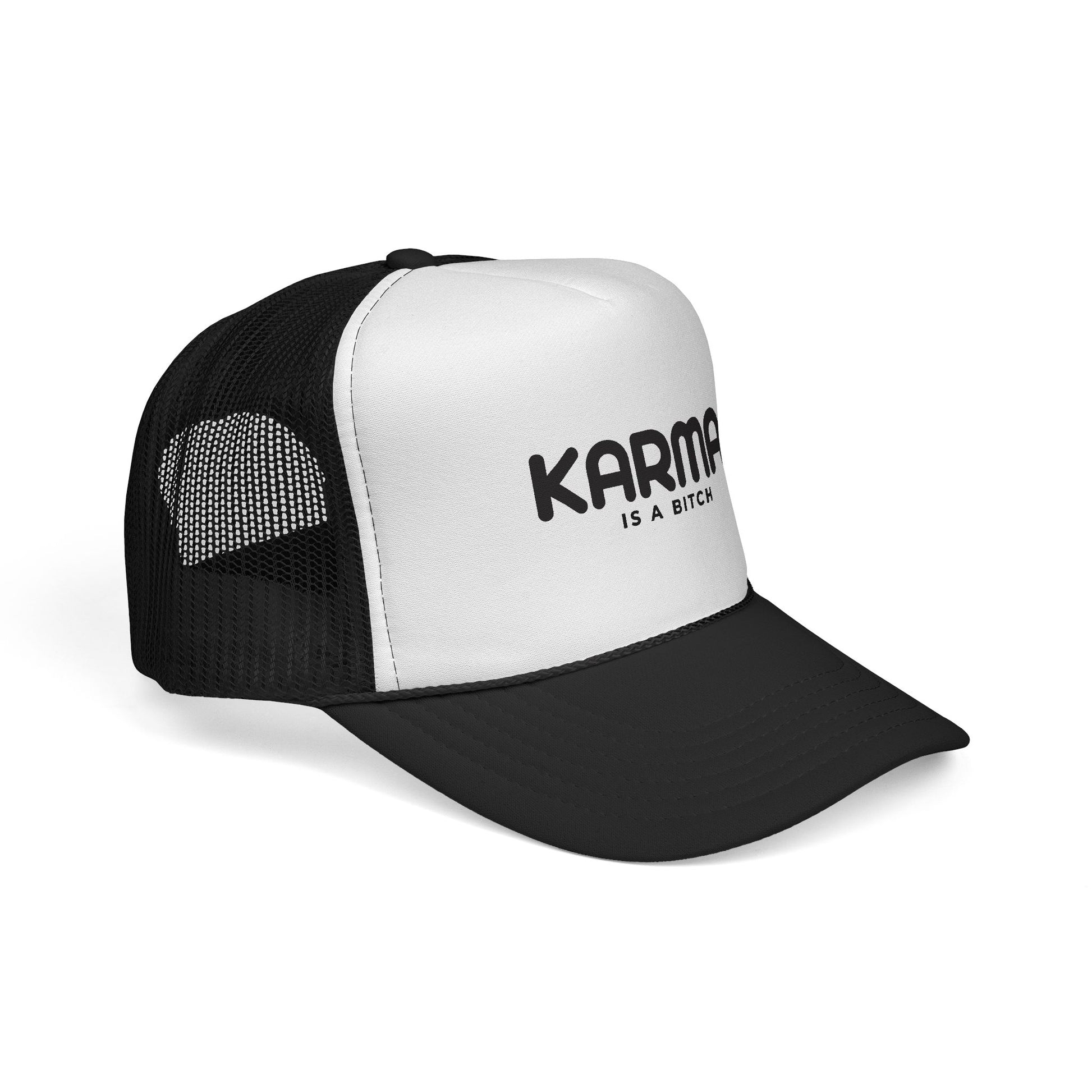 Karma Is A Bitch Statement Unisex Adjustable Trucker Cap
