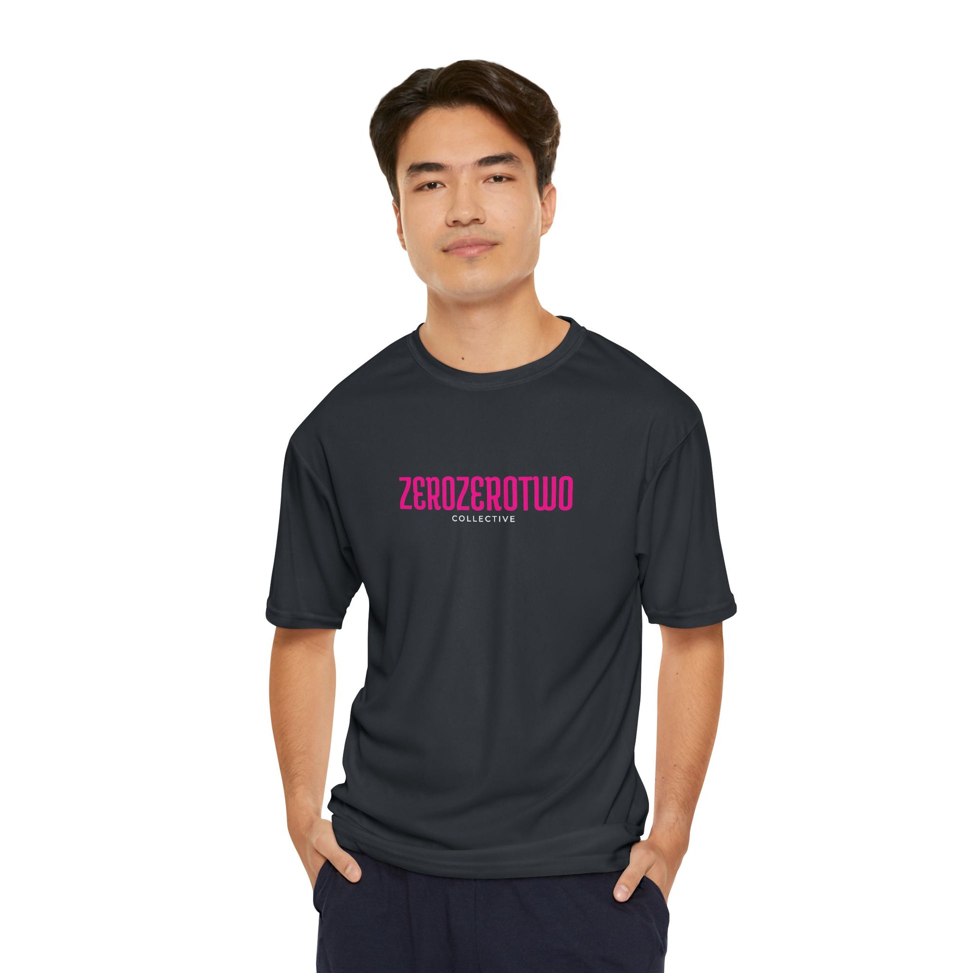 Pickleball ZeroZeroTwo Pink Branded Men's Performance Sports T-Shirt
