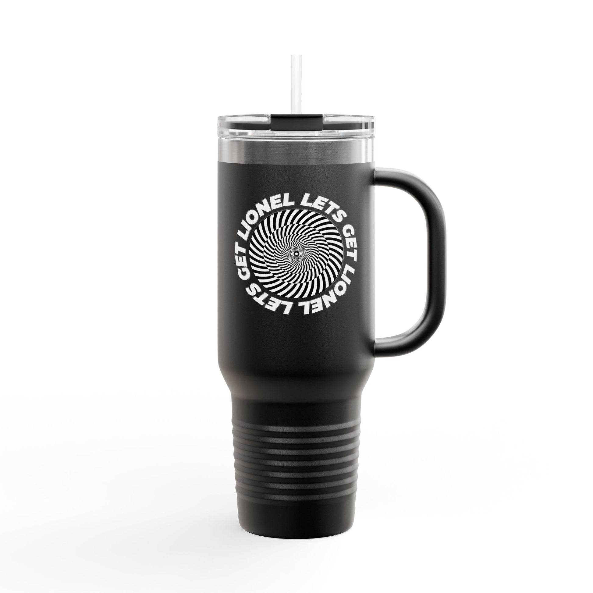 Let's Get Lionel Statement 40oz Insulated Travel Mug