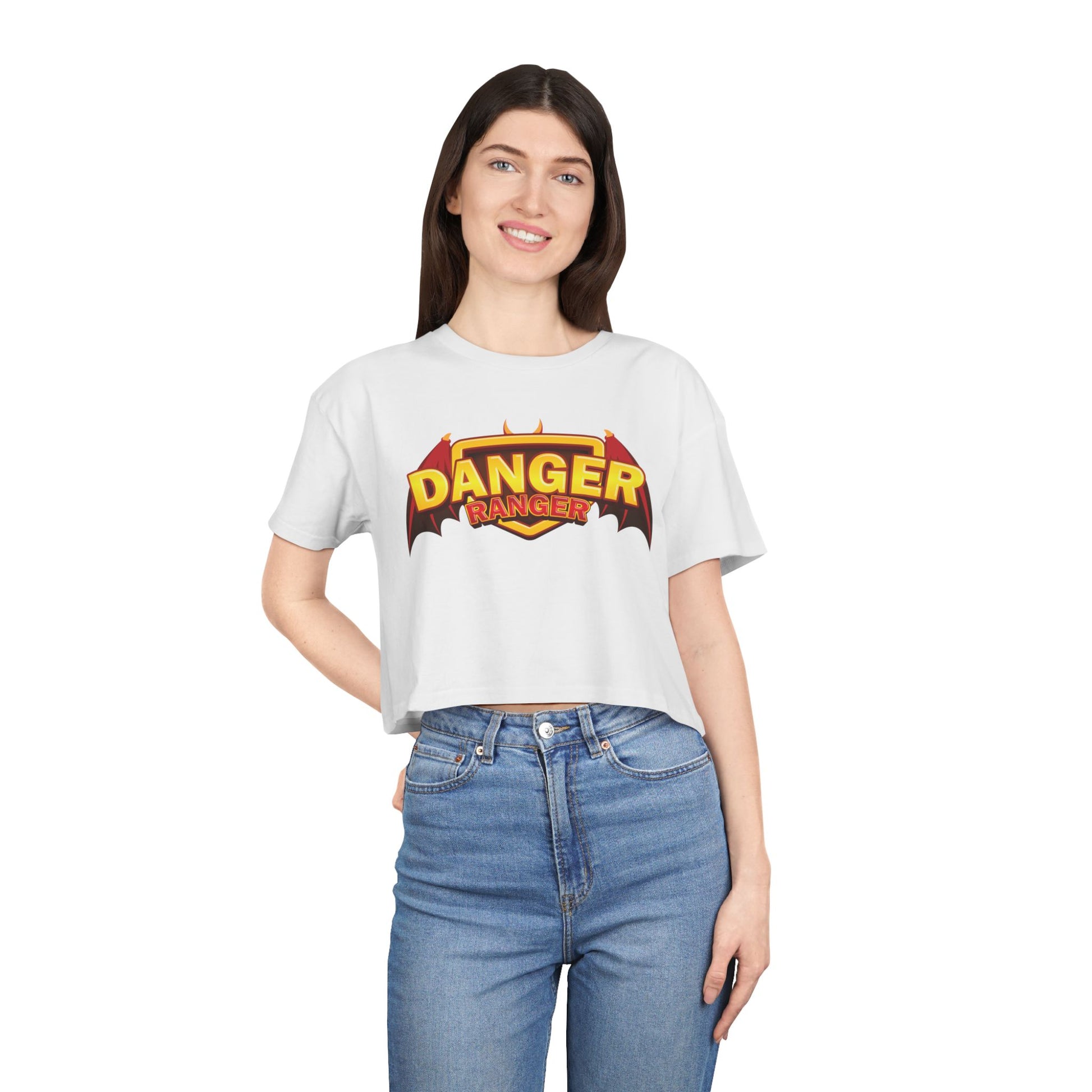 Danger Ranger Super Hero Women's Crop Tee
