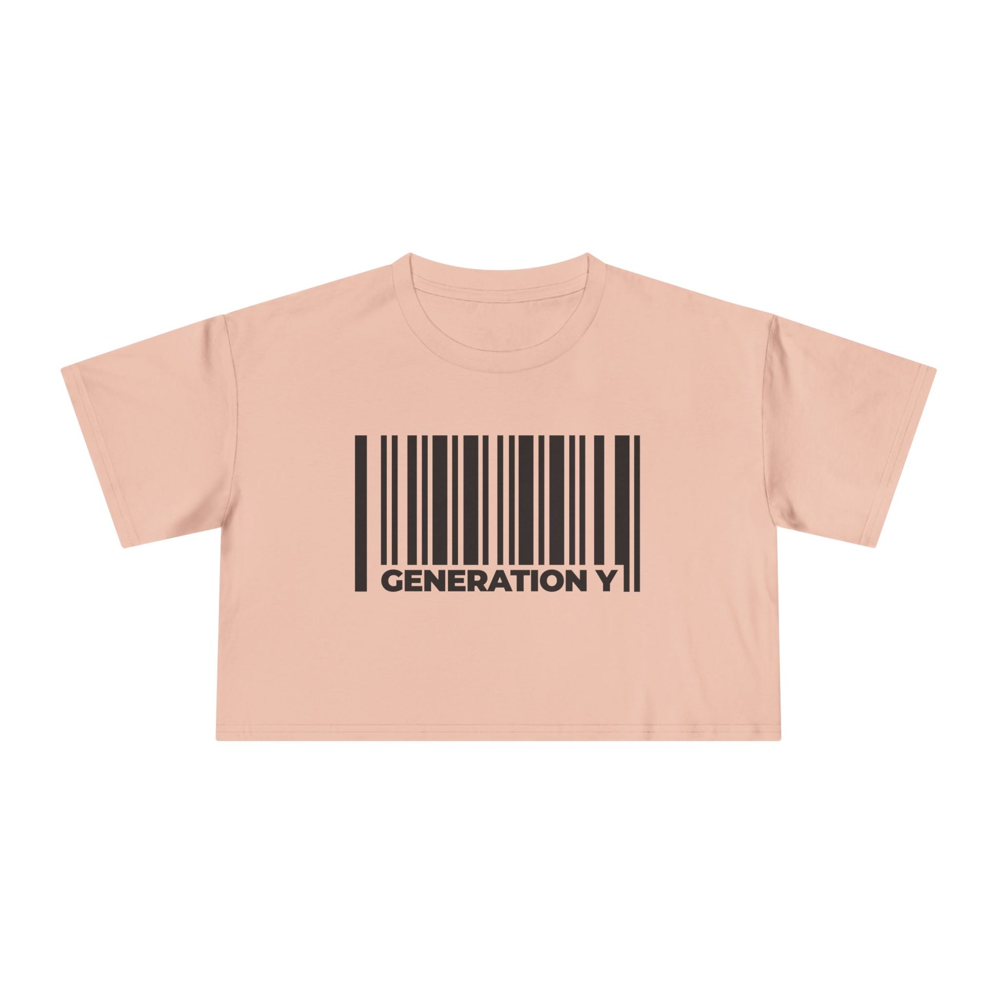 Generation Y Barcode Women's Crop Tee
