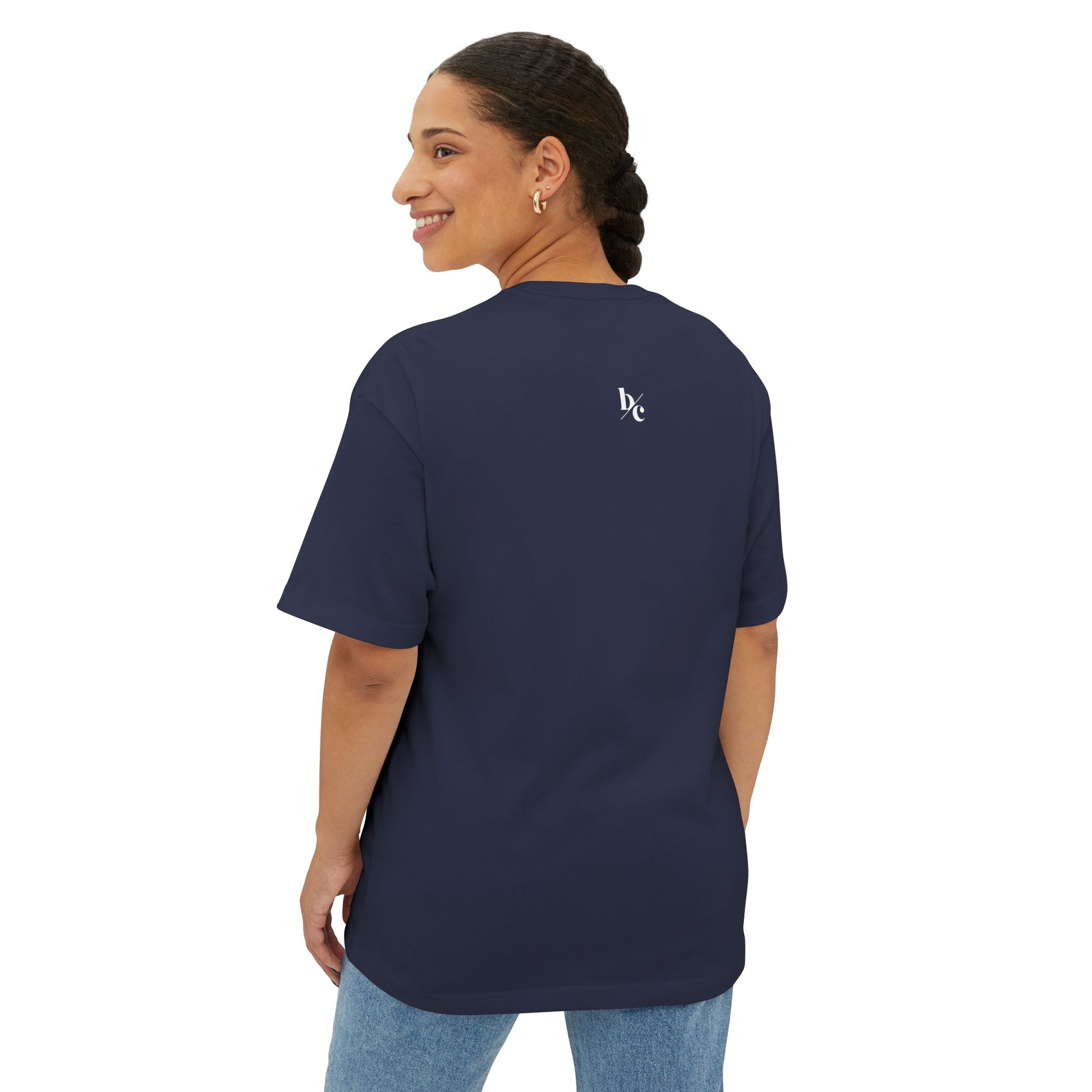 Live Laugh Love Statement Unisex Oversized Boxy Tee