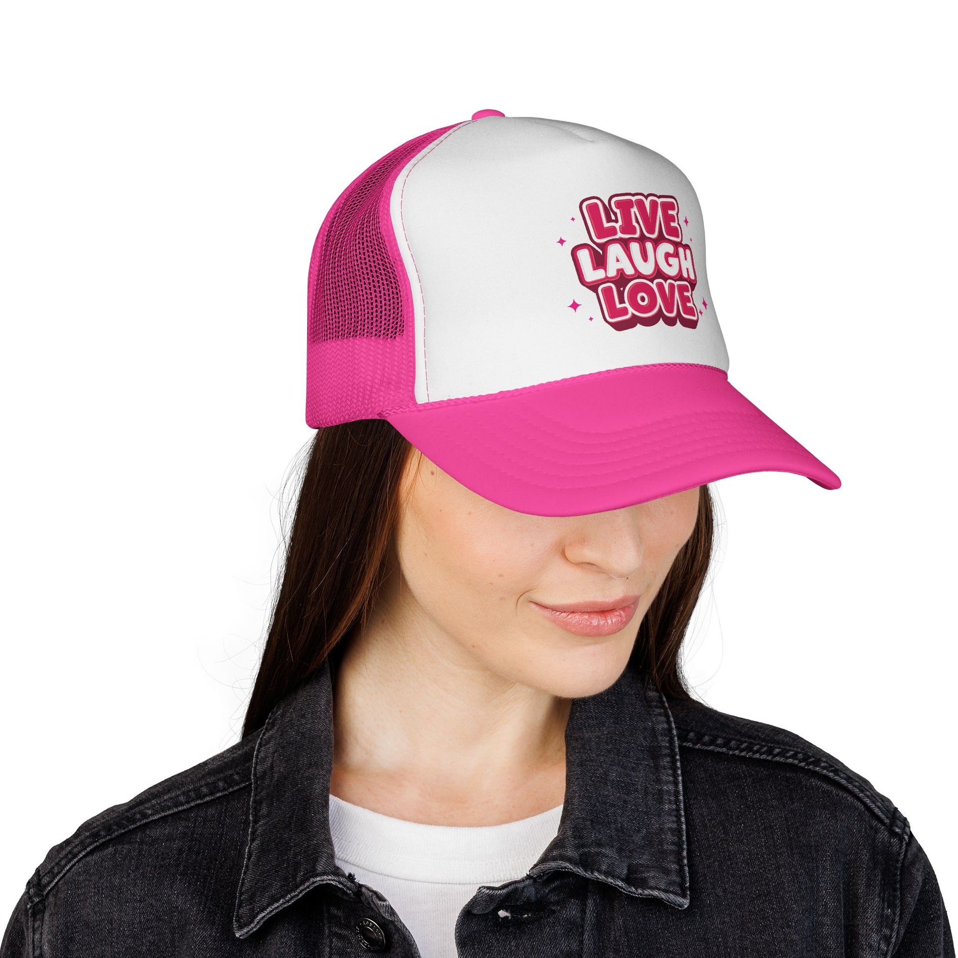Live Laugh Love Unisex Adjustable Trucker Cap