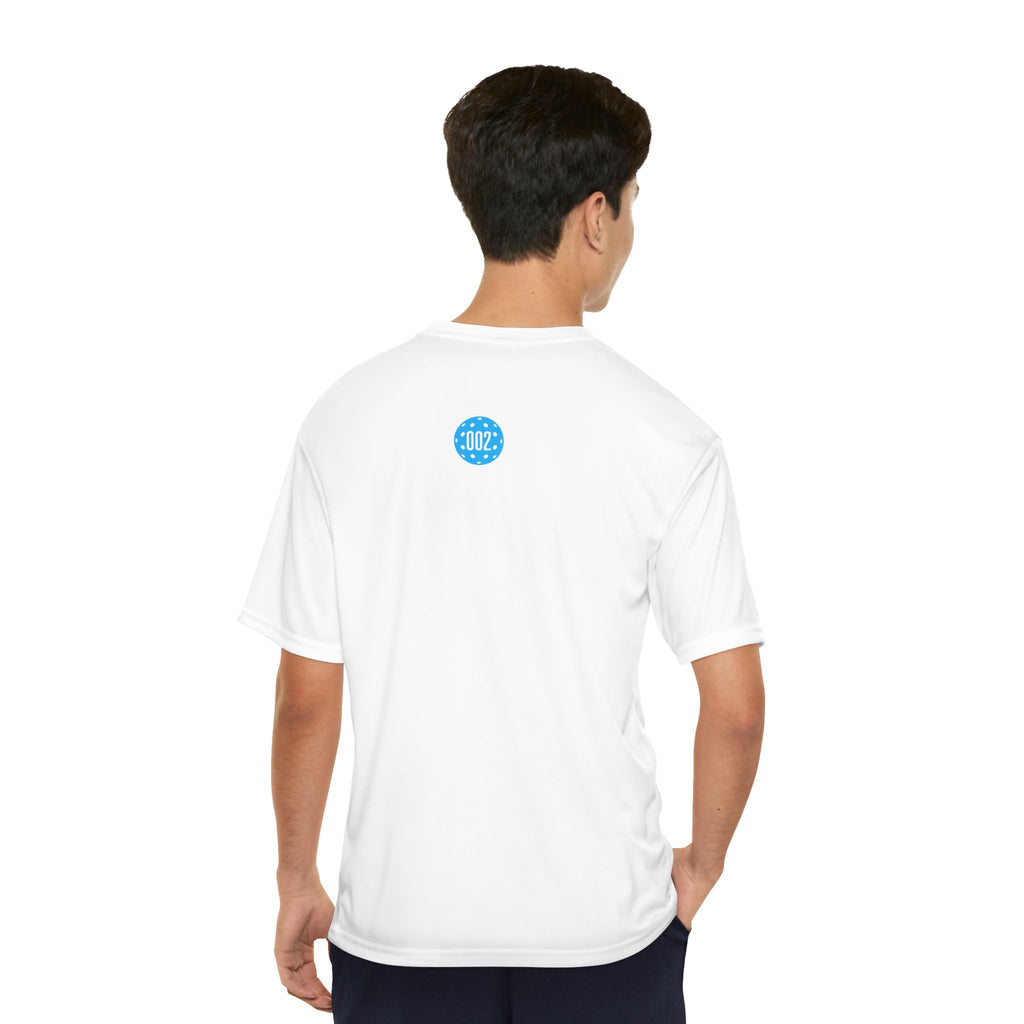 Pickleball ZeroZeroTwo Blue Branded Men's Performance Sports T-Shirt