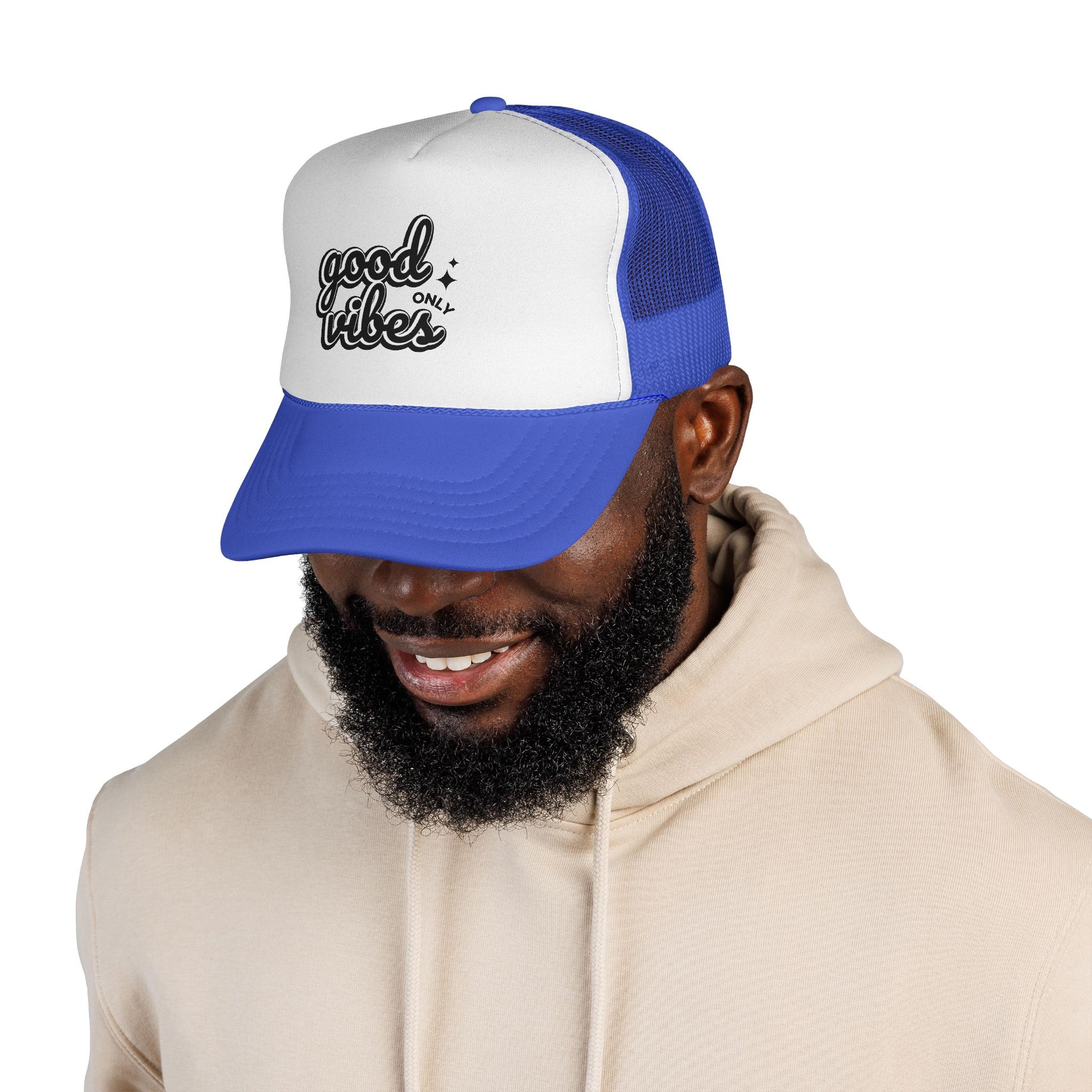 Good Vibes Only Unisex Adjustable Trucker Cap