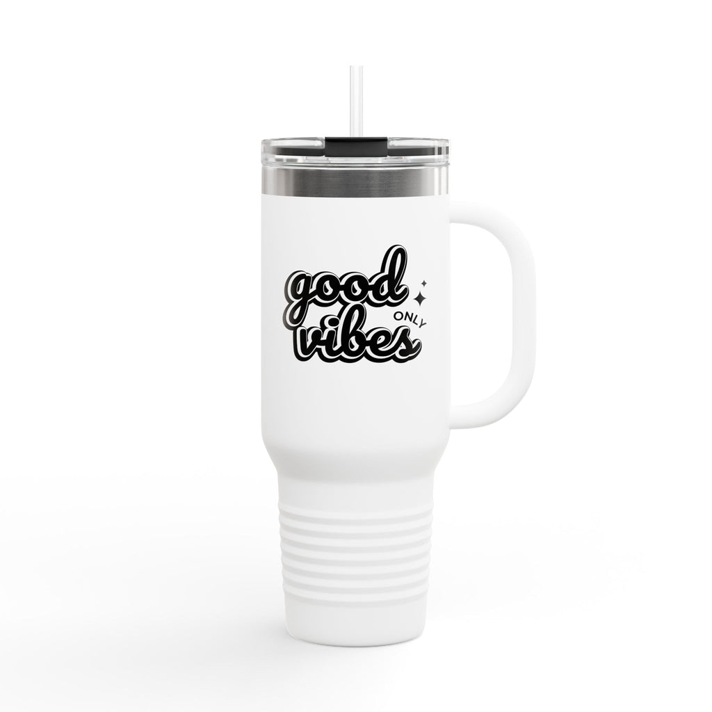 Good Vibes Only Statement 40oz Insulated Travel Mug