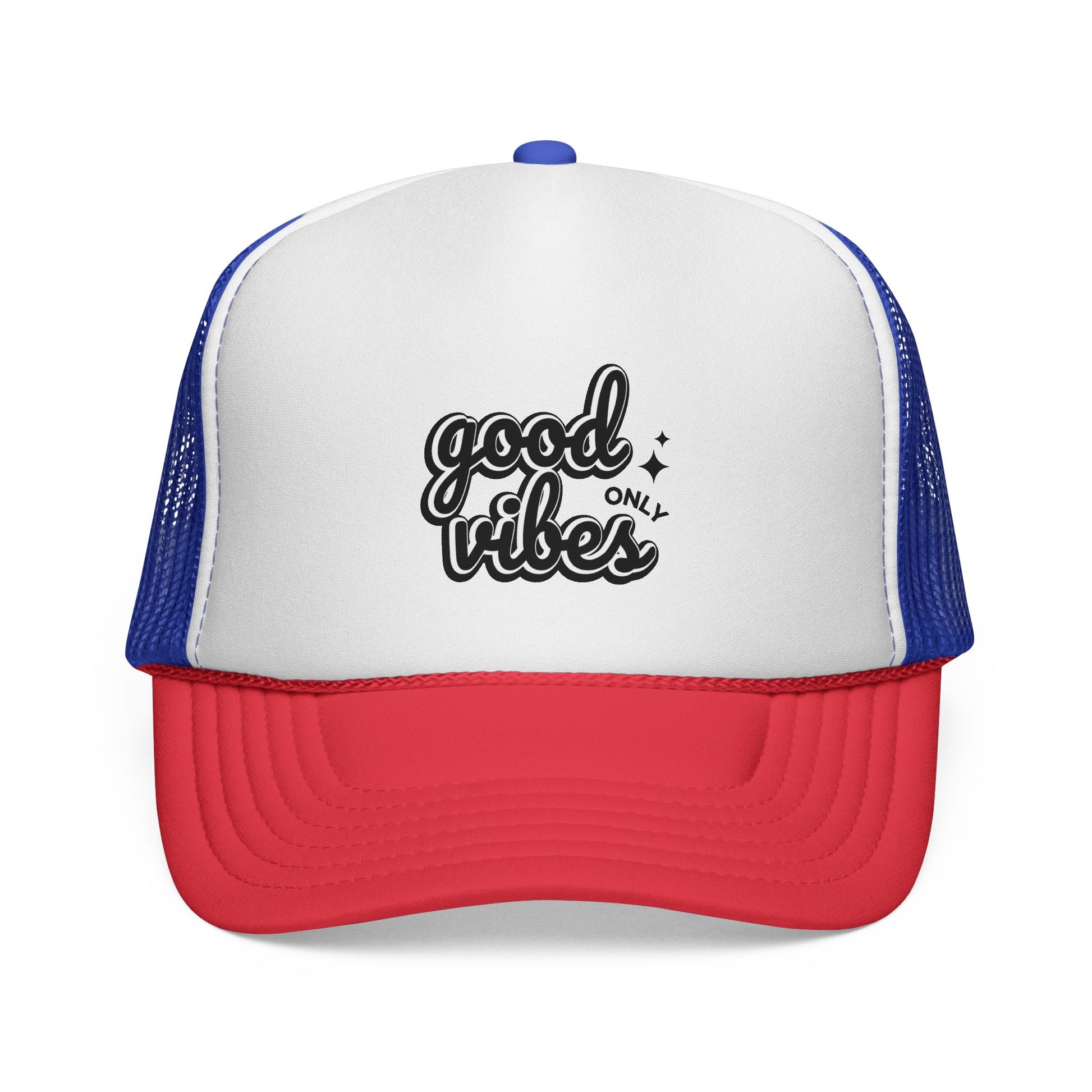 Good Vibes Only Unisex Adjustable Trucker Cap