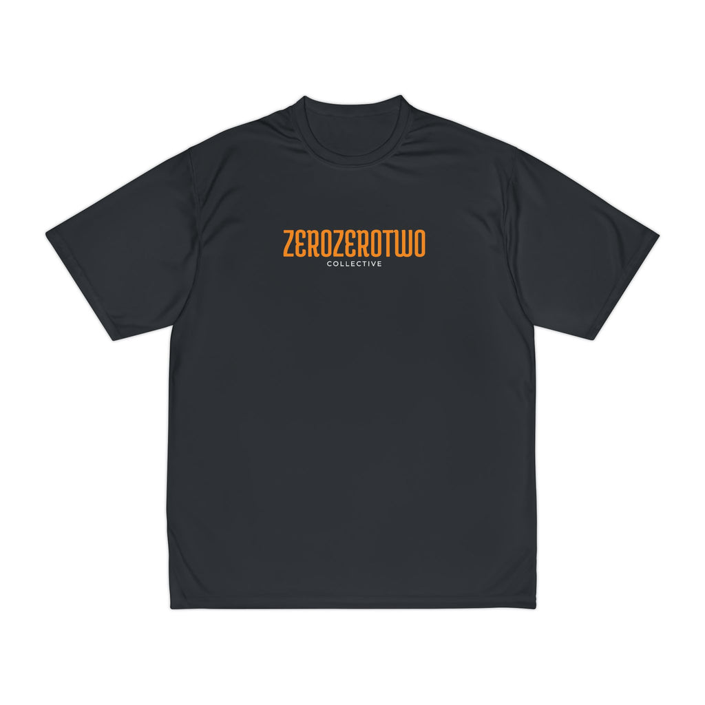 Pickleball ZeroZeroTwo Orange Branded Men's Performance Sports T-Shirt