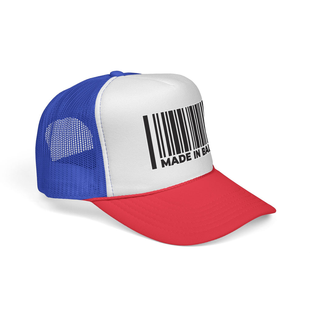 Made in Bali Barcode Statement Unisex Trucker Cap