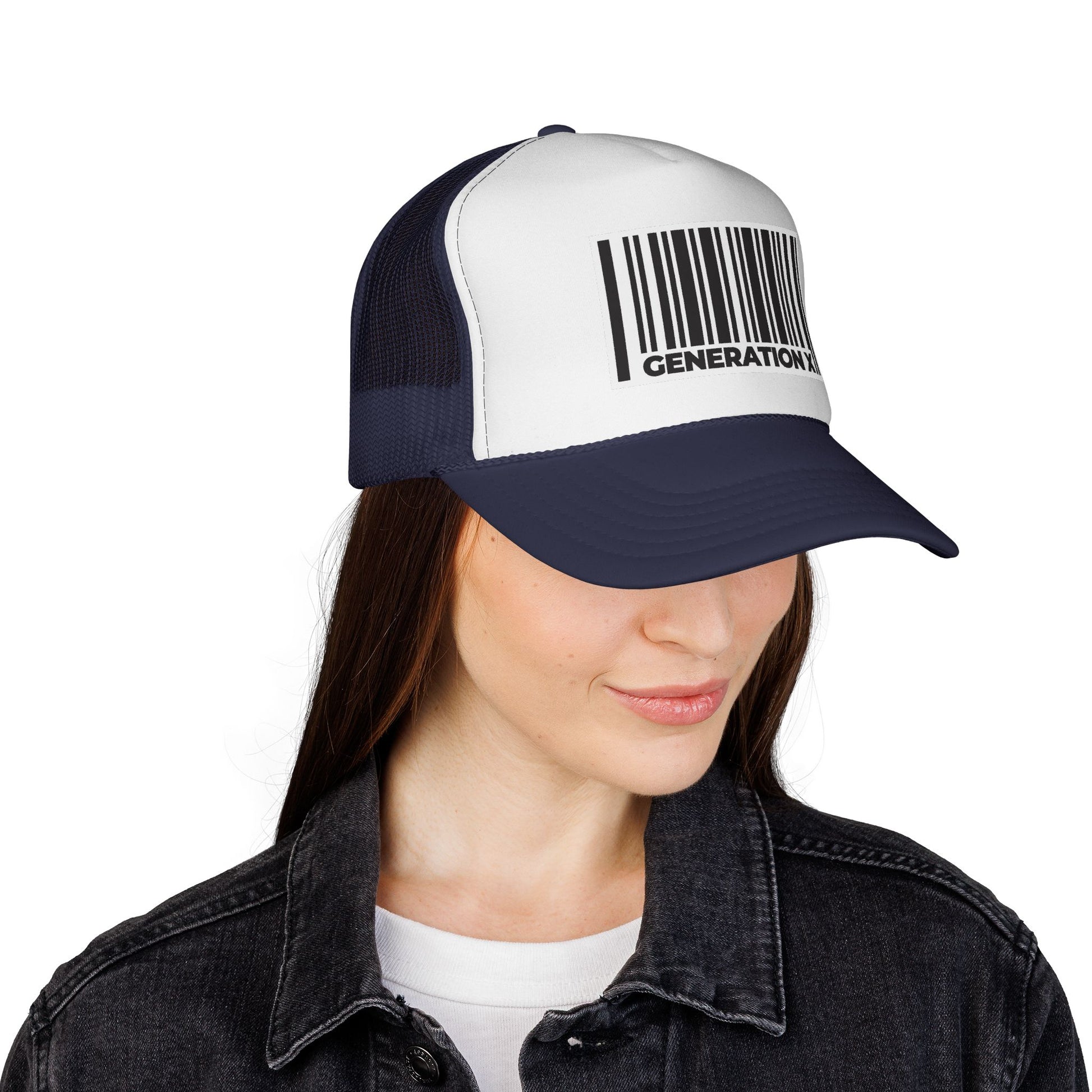 Generation X Barcode Statement Unisex Adjustable Trucker Cap