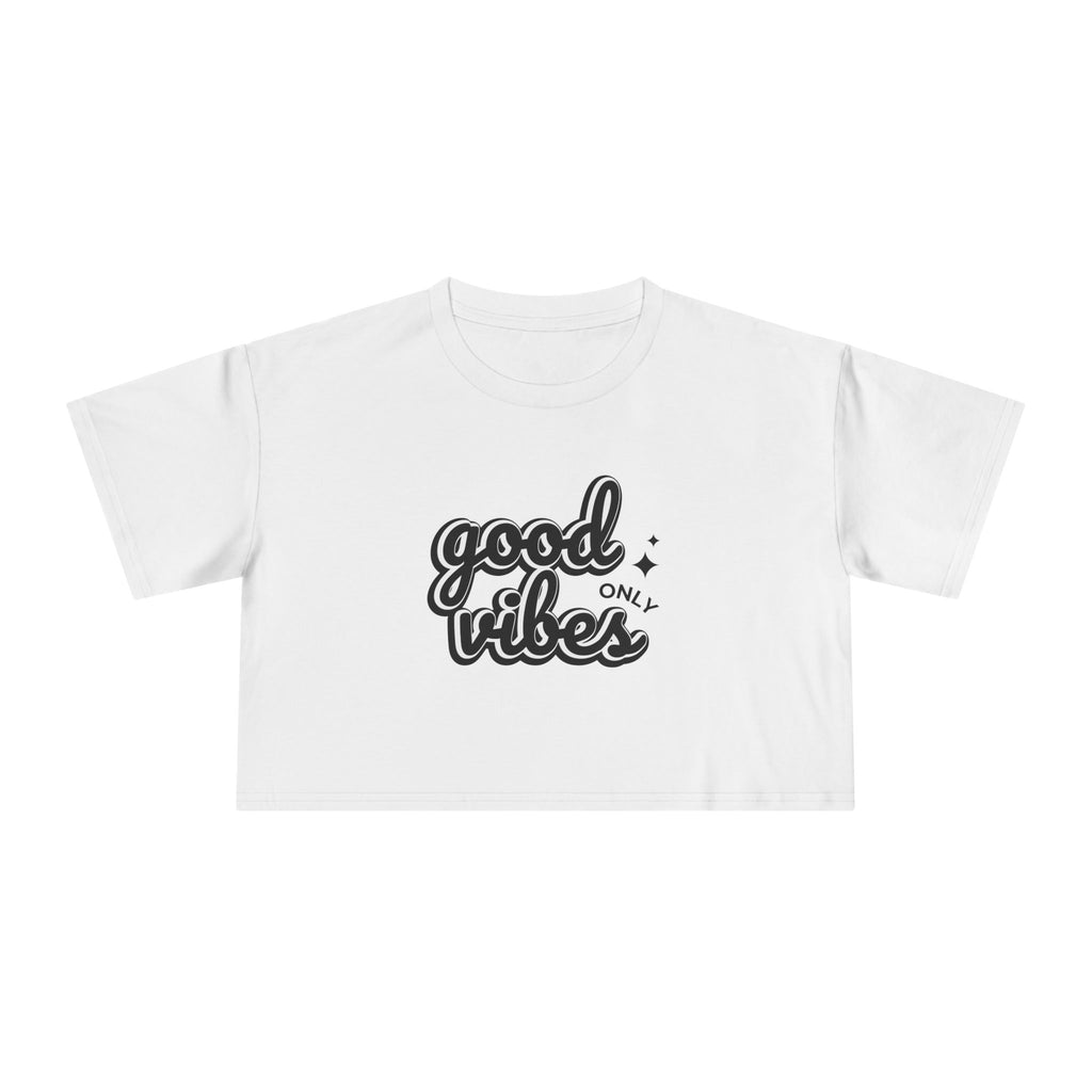 Good Vibes Only Women's Crop Tee