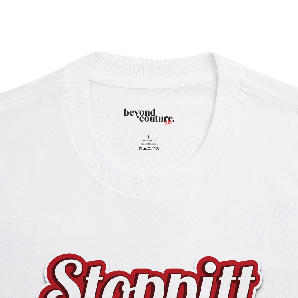 Stoppitt Poppet! Unisex Classic - Quirky Fashion Statement Tee