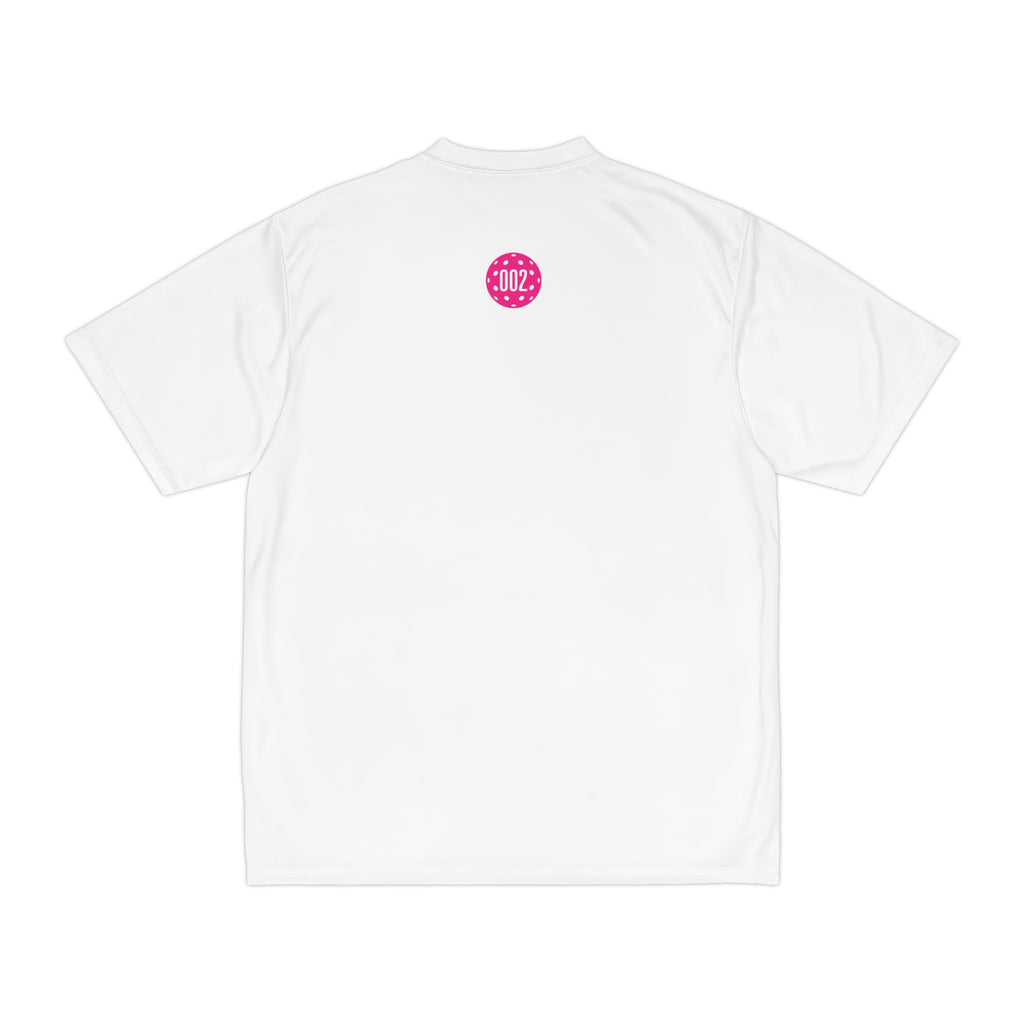 Pickleball ZeroZeroTwo Pink Branded Men's Performance Sports T-Shirt
