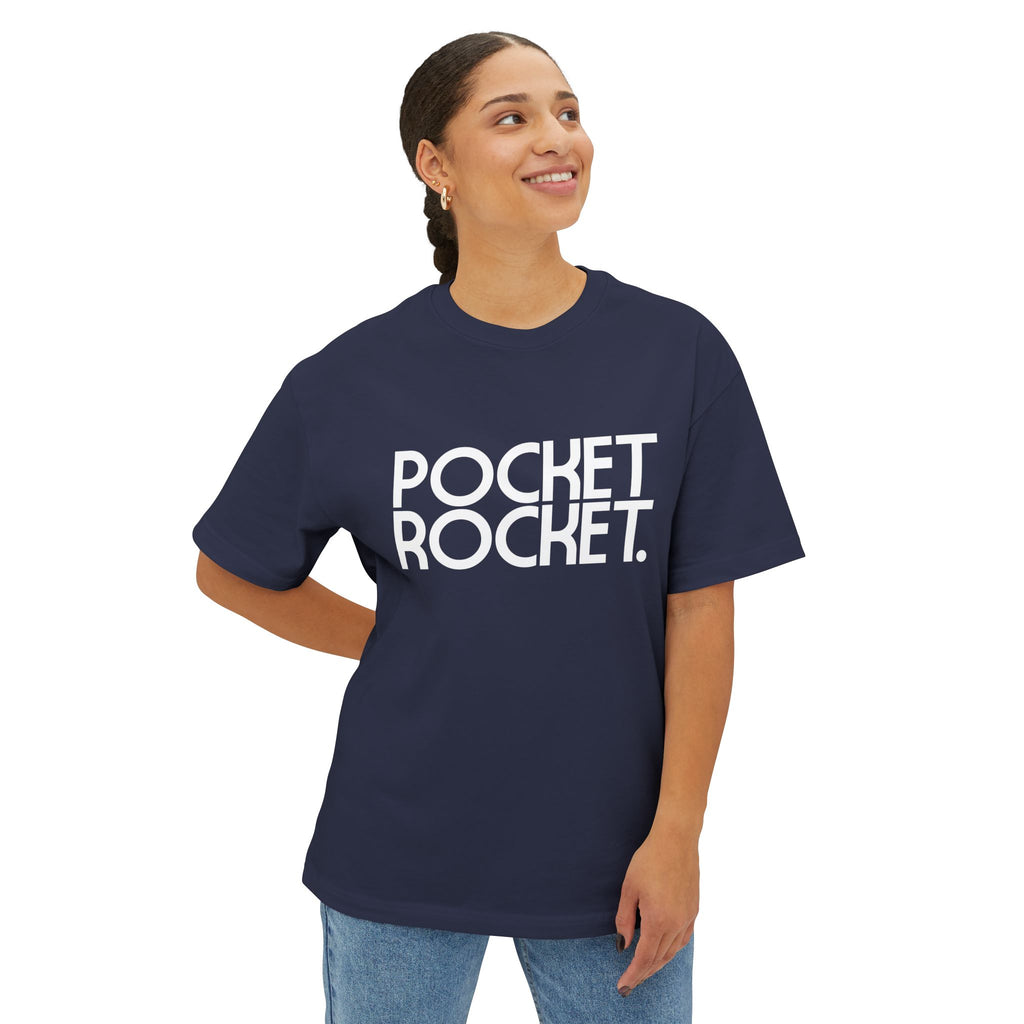 Pocket Rocket - Statement Unisex Oversized Boxy Tee