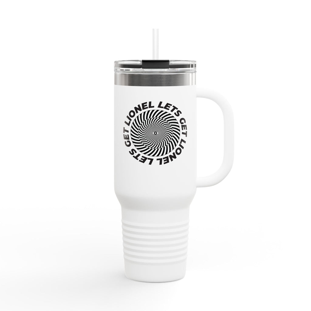 Let's Get Lionel Statement 40oz Insulated Travel Mug