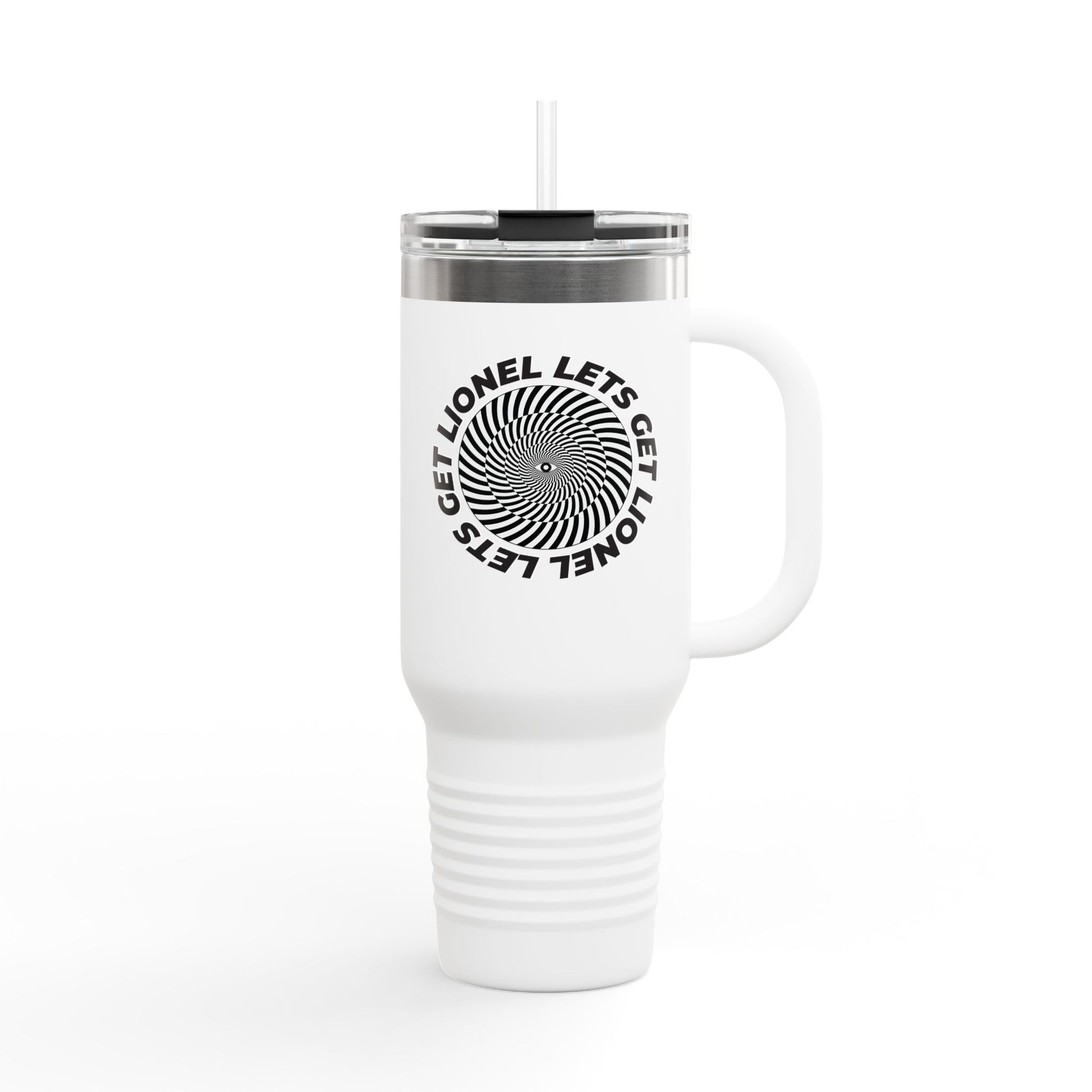 Let's Get Lionel Statement 40oz Insulated Travel Mug