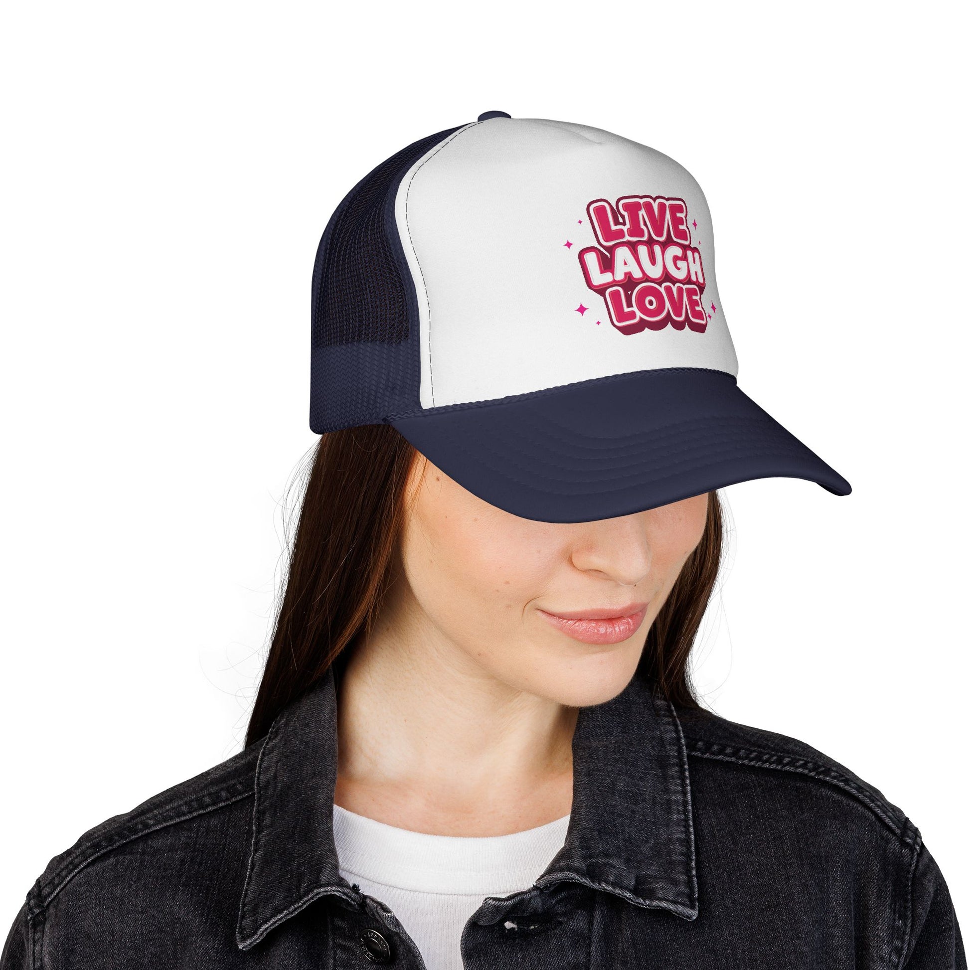 Live Laugh Love Unisex Adjustable Trucker Cap