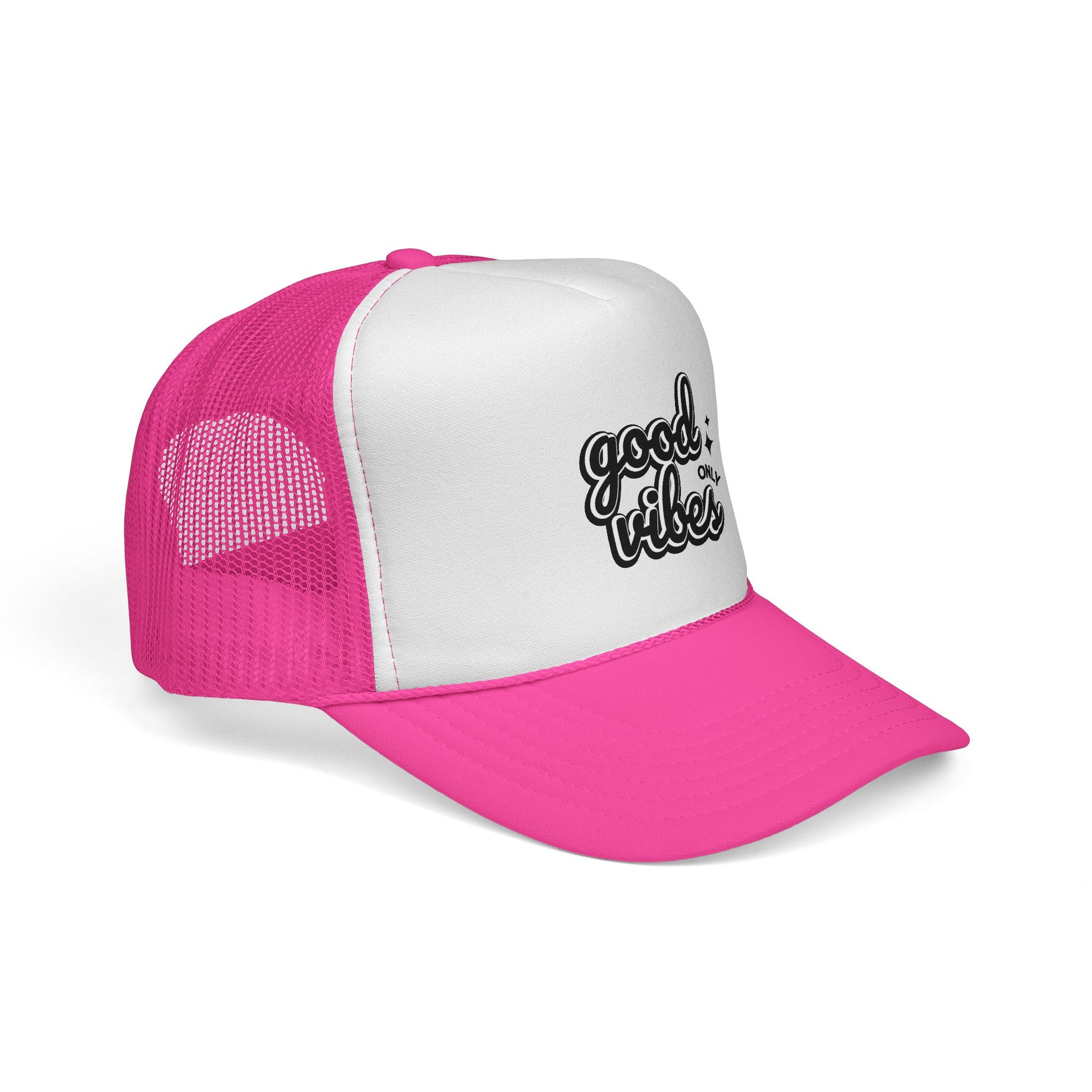 Good Vibes Only Unisex Adjustable Trucker Cap