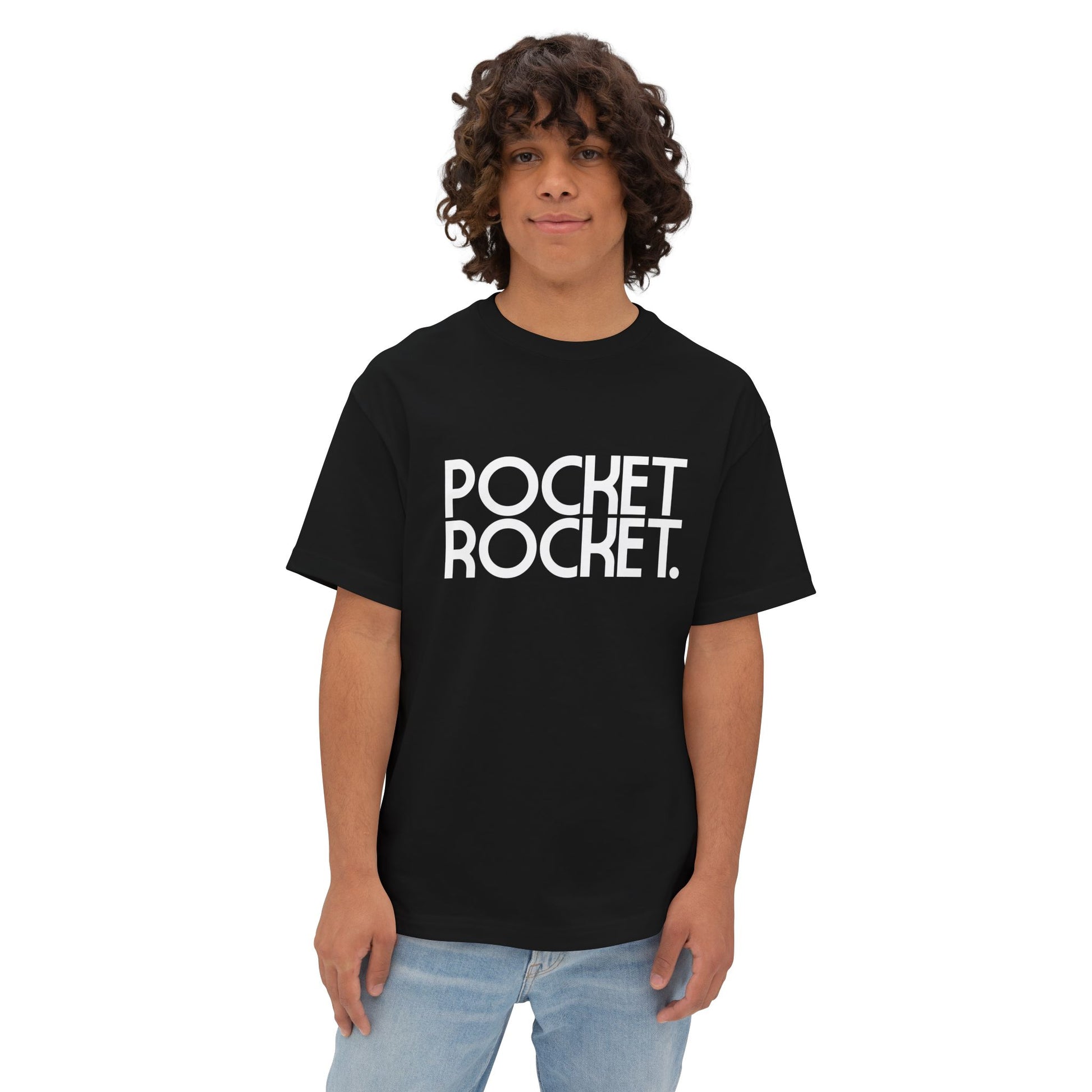 Pocket Rocket - Statement Unisex Oversized Boxy Tee