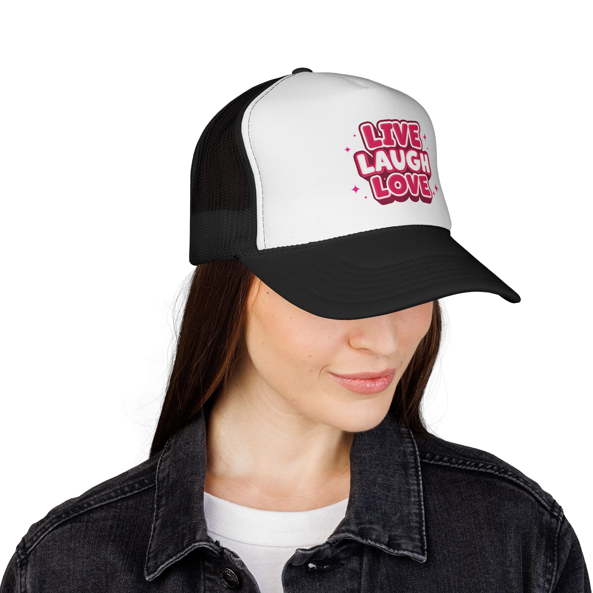 Live Laugh Love Unisex Adjustable Trucker Cap