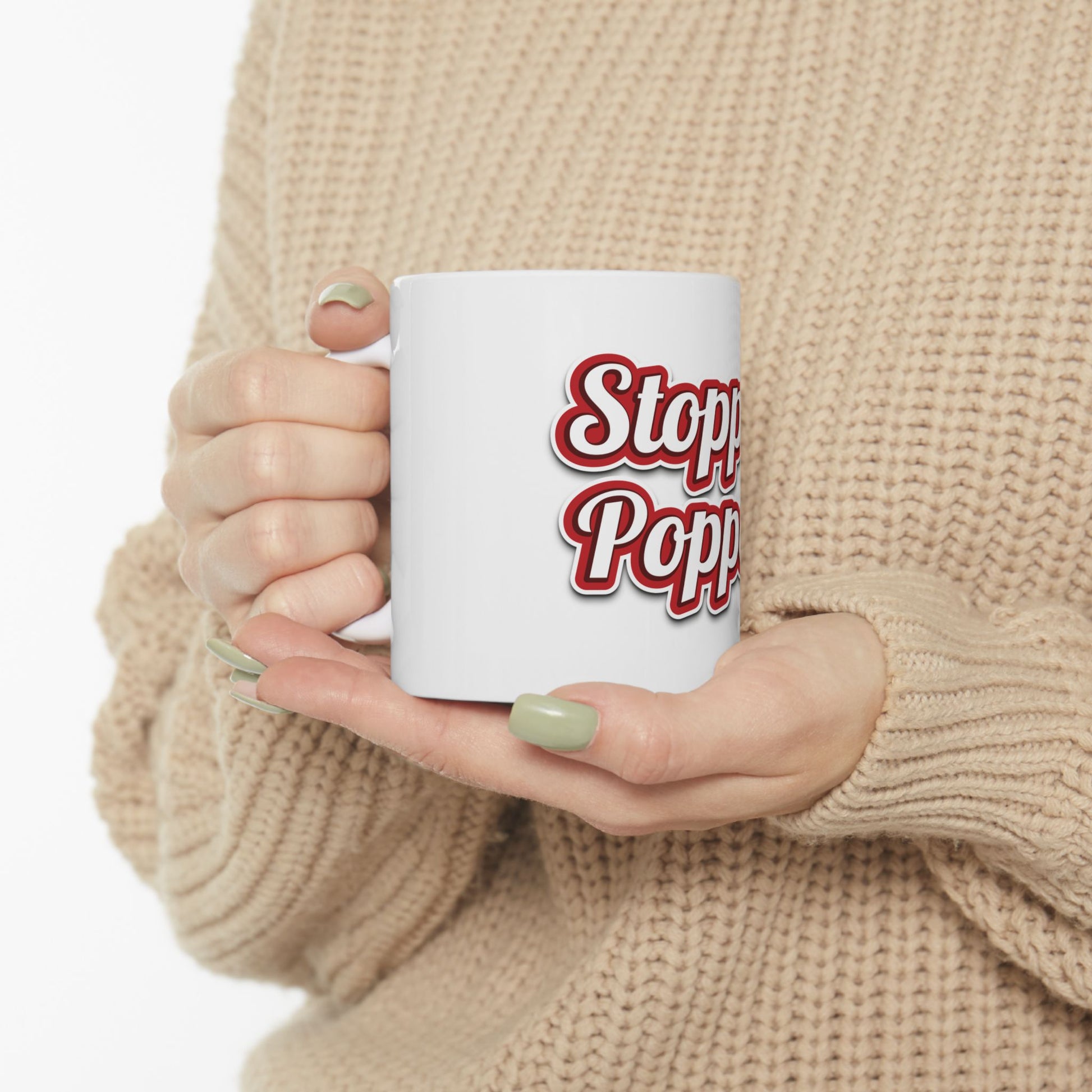 Stoppitt Poppet! Statement Ceramic Mug