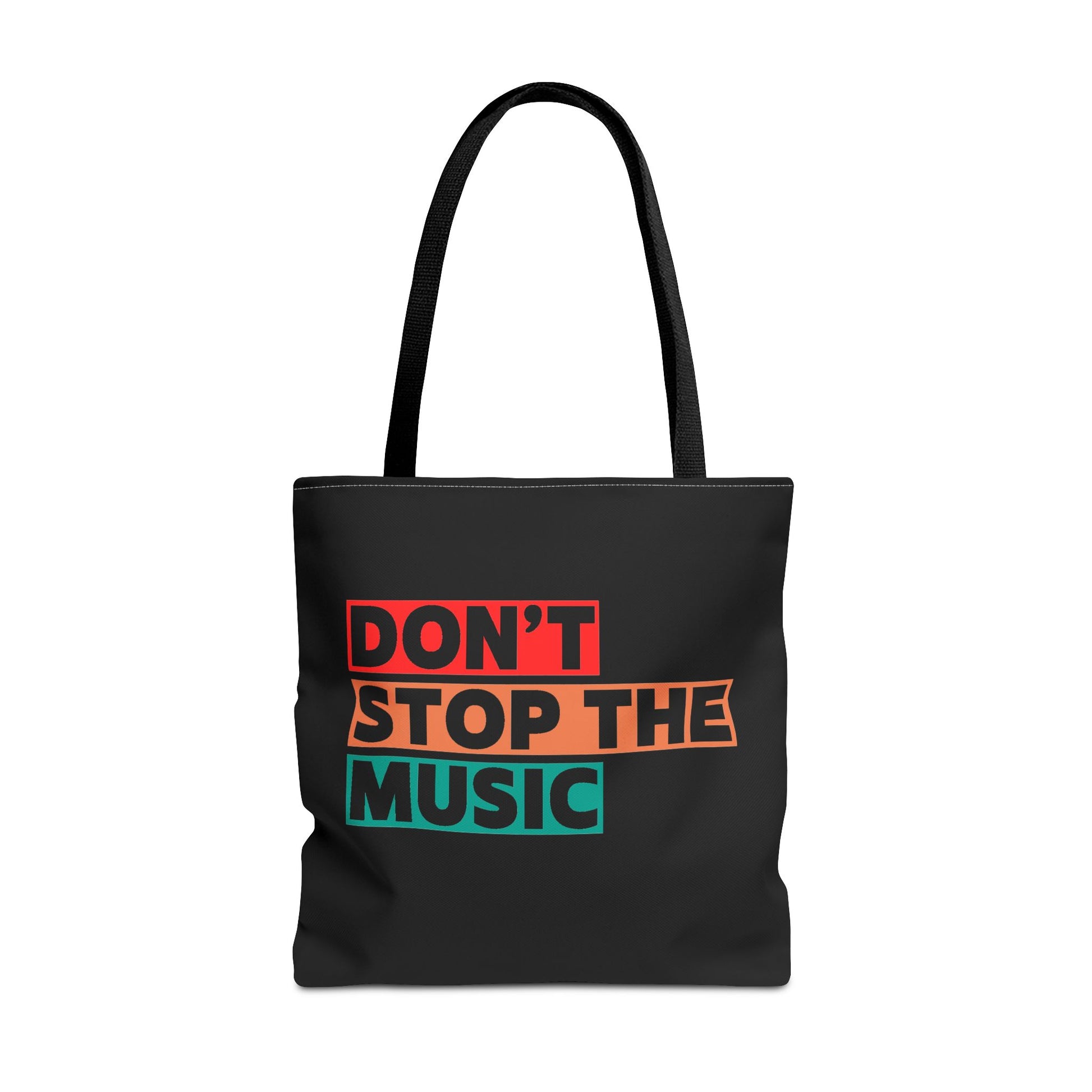 Don't Stop The Music Statement Reusable Shopping Tote Bag