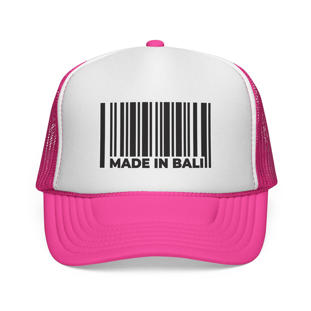 Made in Bali Barcode Statement Unisex Trucker Cap